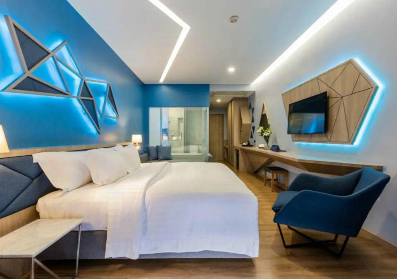 Photo of the whole room, Bed in BlueSotel SMART Krabi Aonang Beach - Adults only