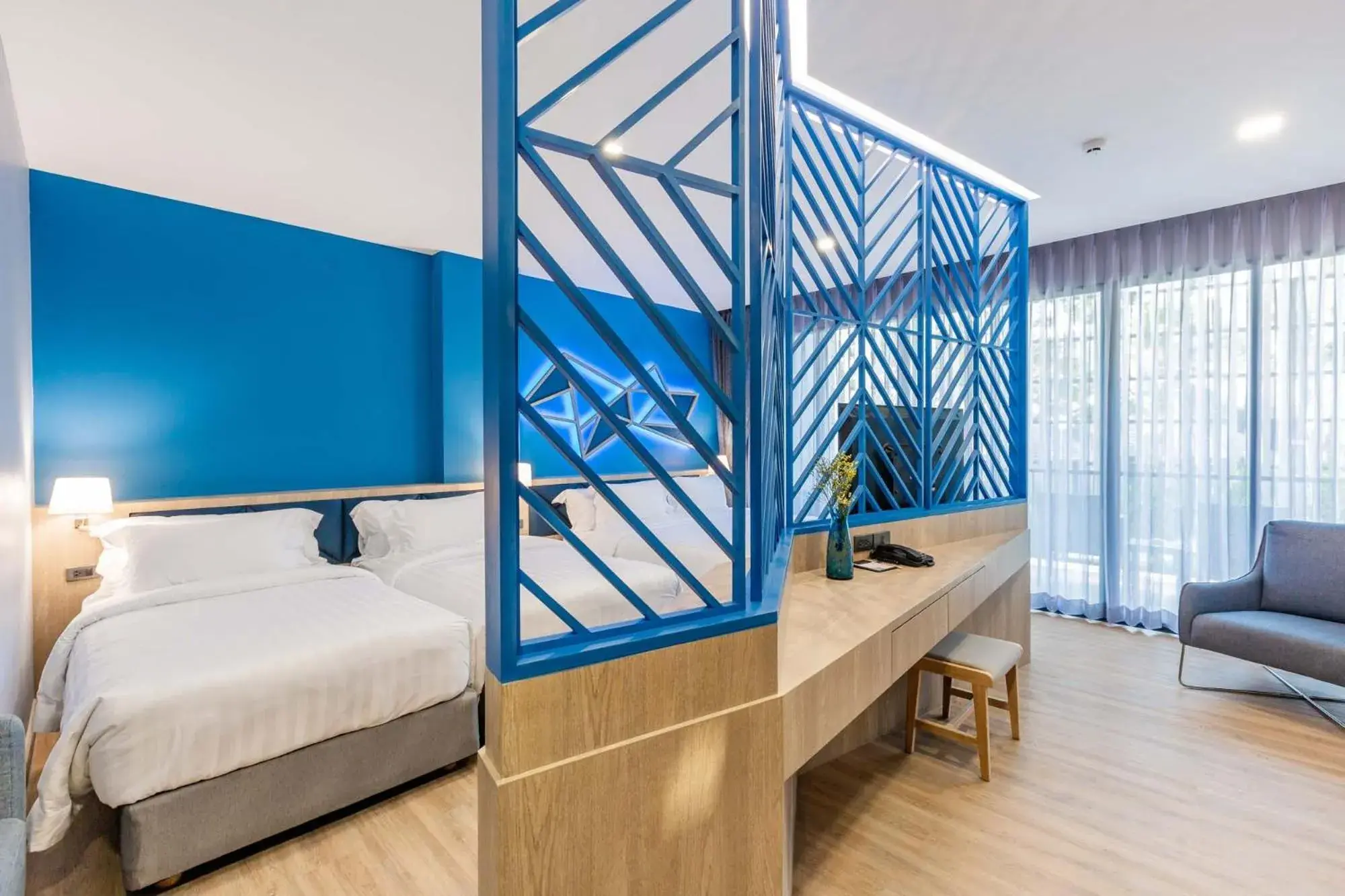 Deluxe Quadruple Room in BlueSotel SMART Krabi Aonang Beach - Adults only Deluxe Quadruple Room in BlueSotel SMART Krabi Aonang Beach - Adults only