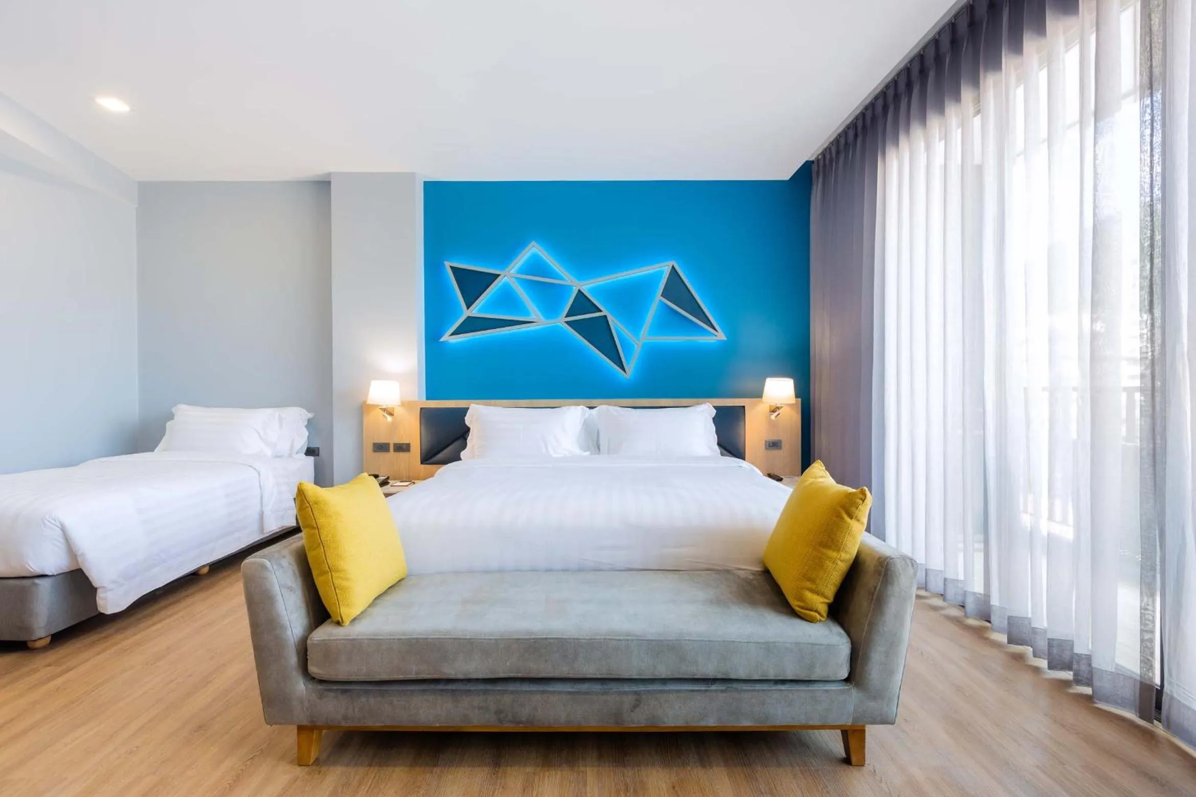 Bed in BlueSotel SMART Krabi Aonang Beach - Adults only