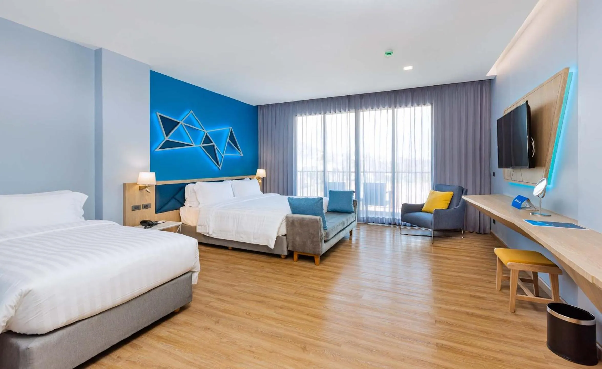 Photo of the whole room, Bed in BlueSotel SMART Krabi Aonang Beach - Adults only