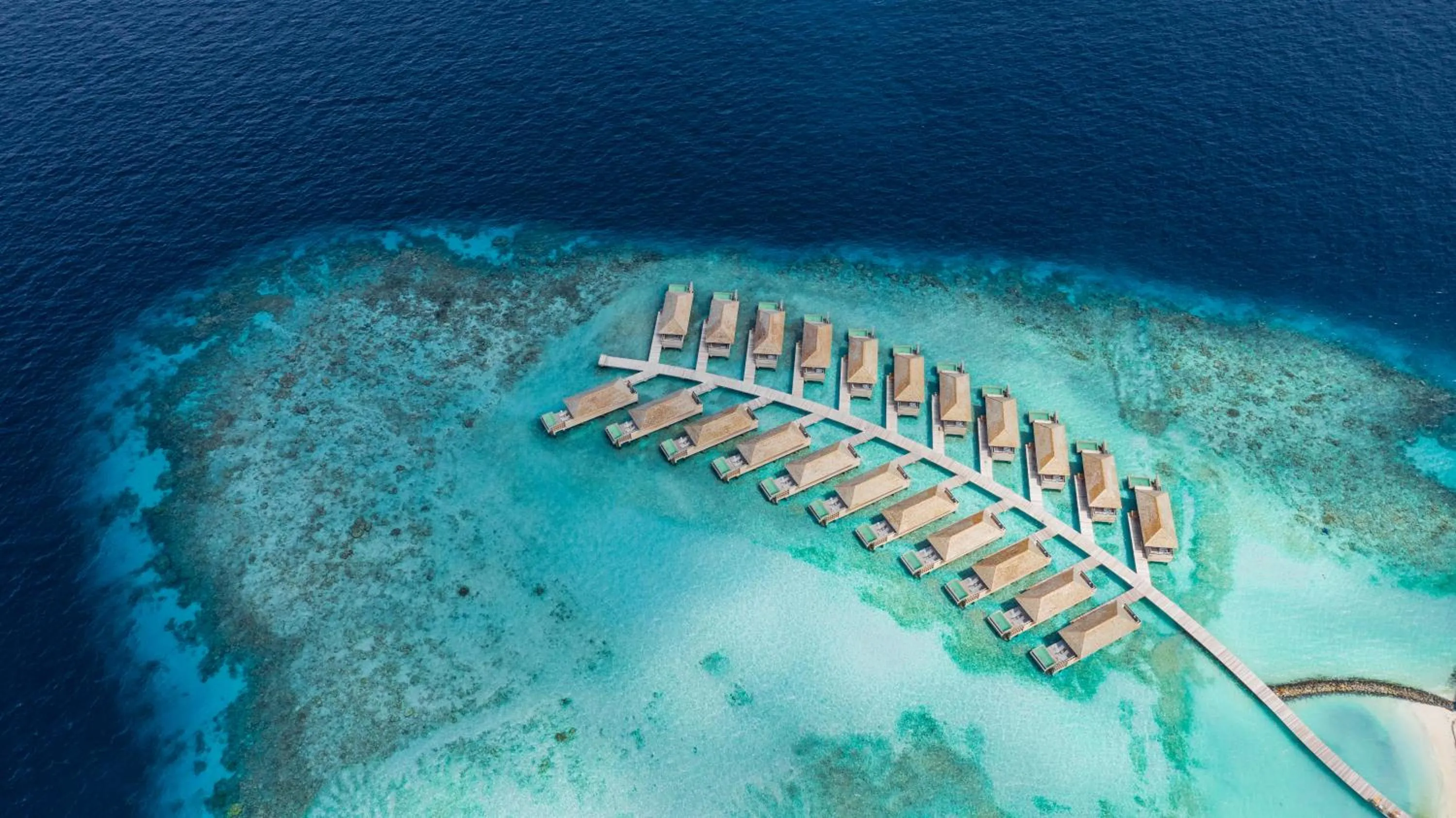 Bird's eye view in Kagi Maldives Resort & Spa