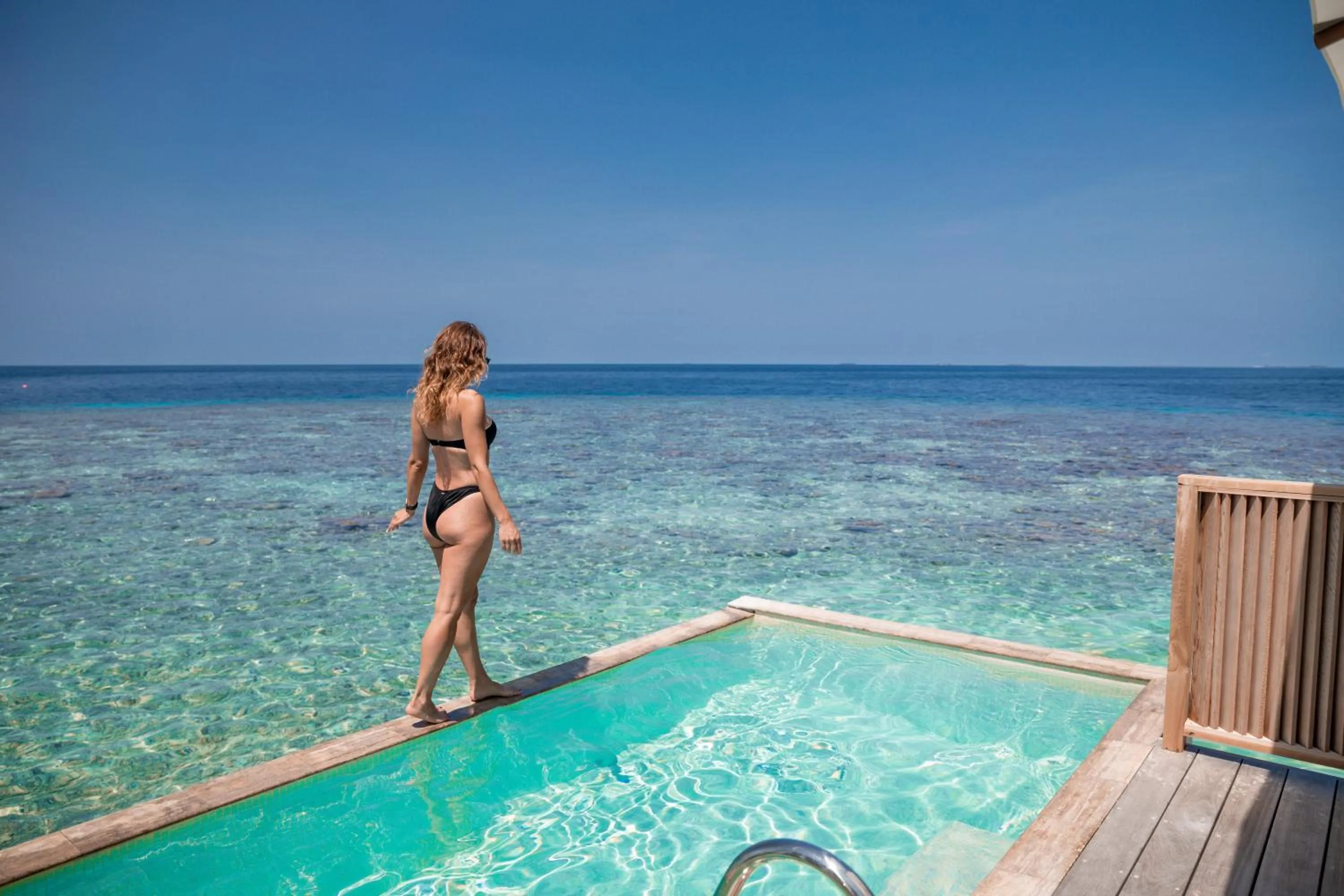 Pool view in Kagi Maldives Resort & Spa