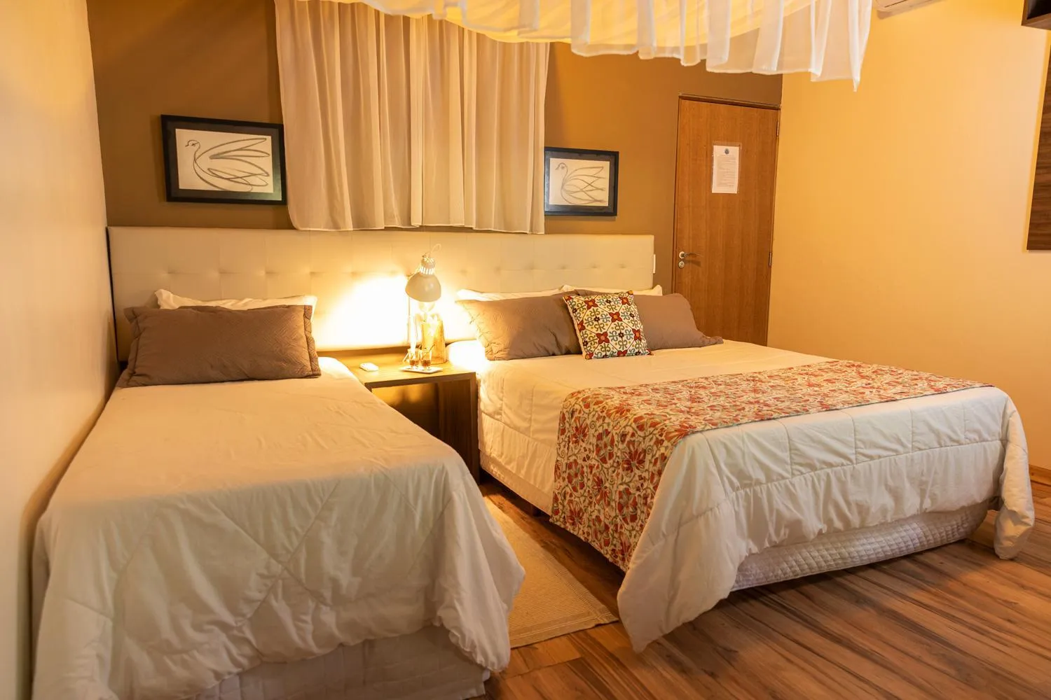 Bed in Pousada Ponta da Vigia