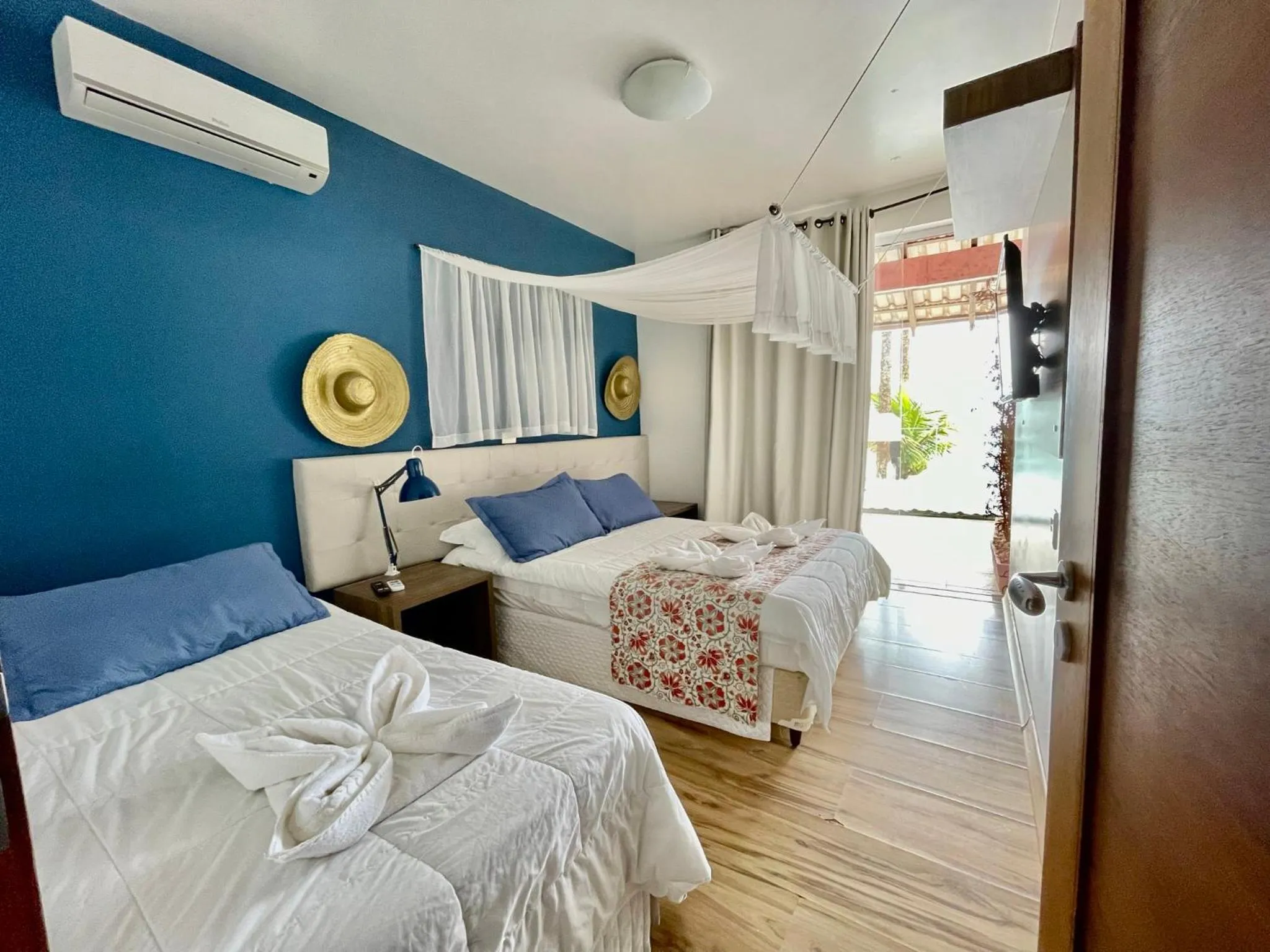 Bed in Pousada Ponta da Vigia