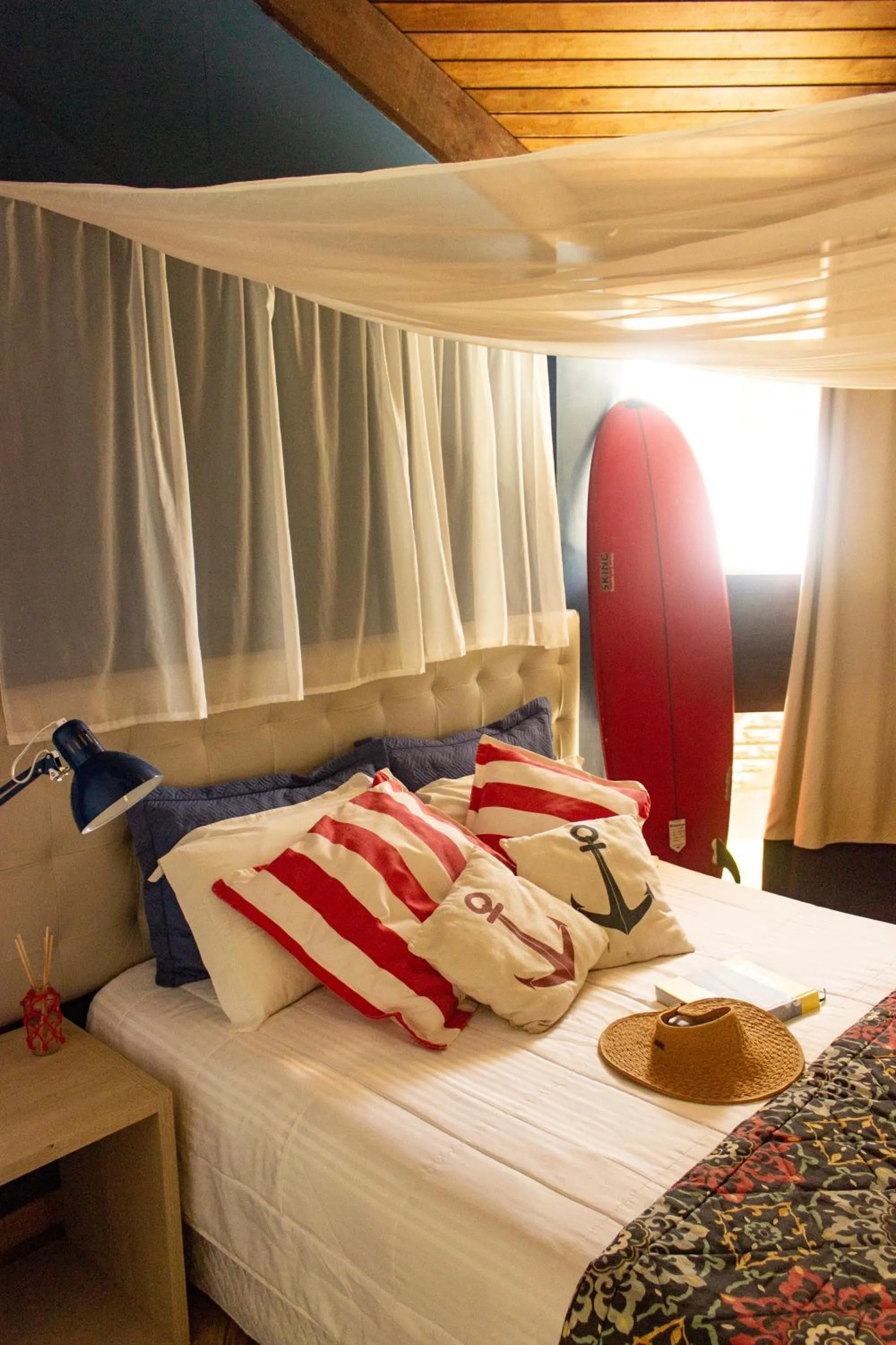 Bed in Pousada Ponta da Vigia