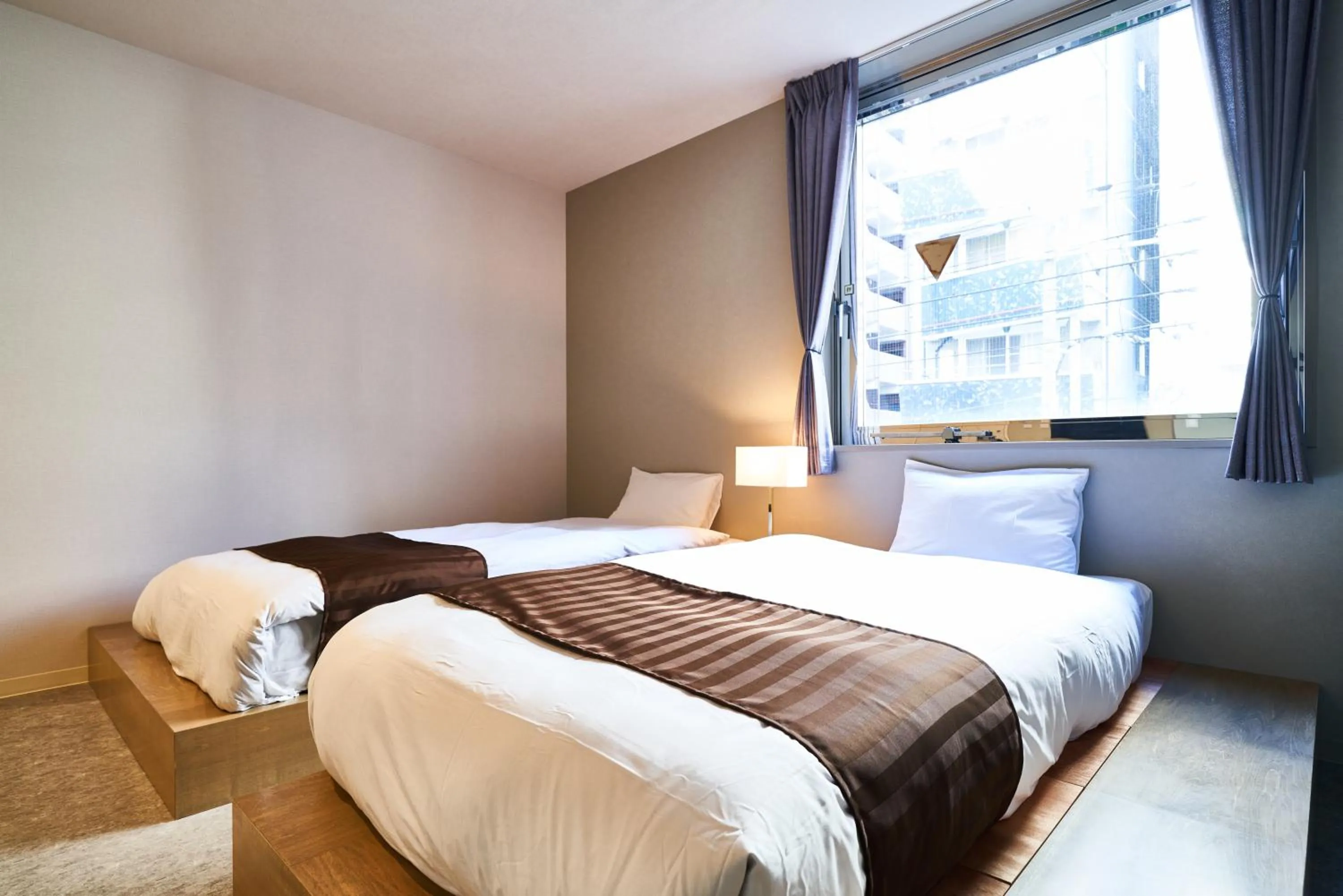 Standard Twin Room with Private Bathroom in &AND HOSTEL SHINSAIBASHI EAST