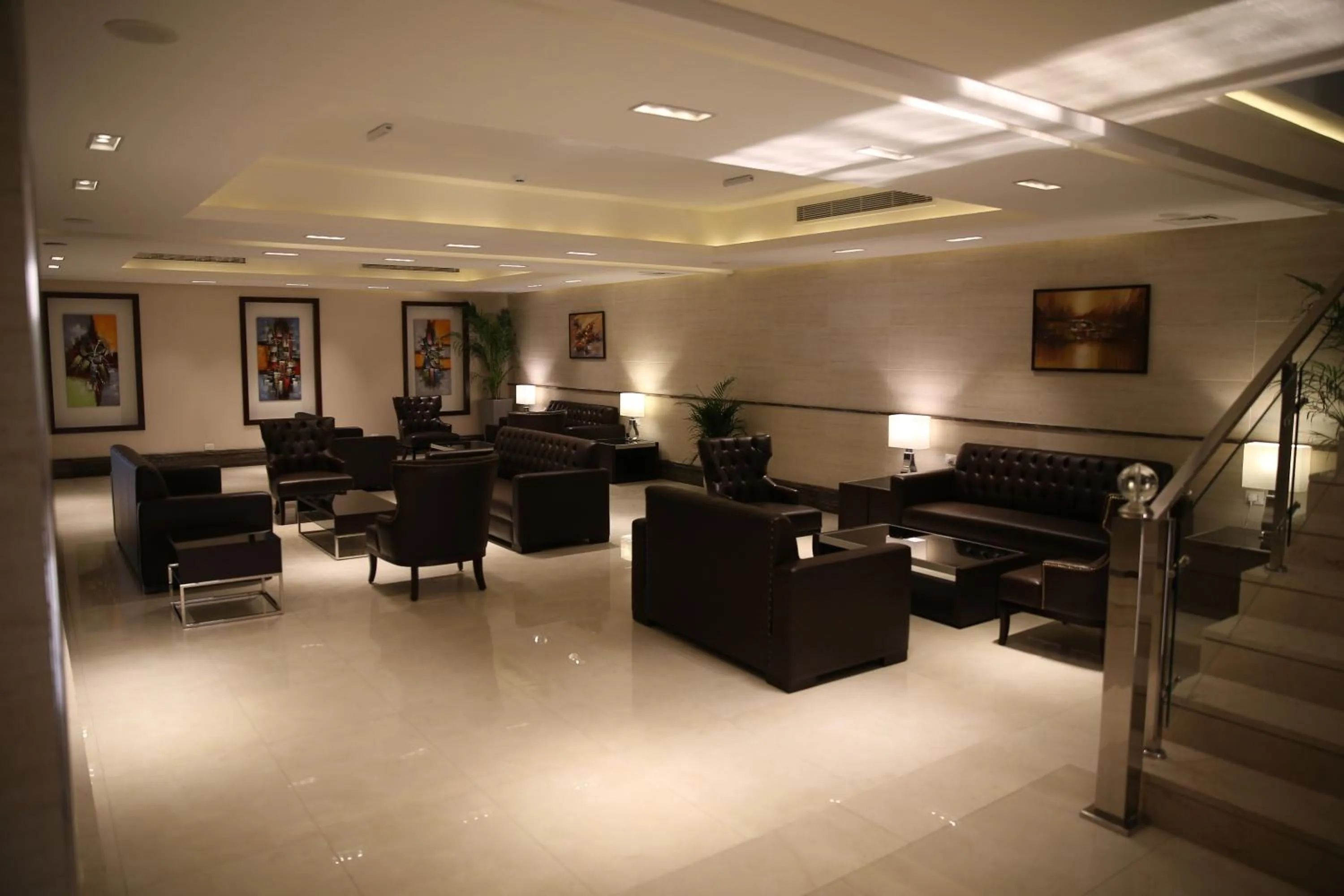 Communal lounge/ TV room in Artal Hotel