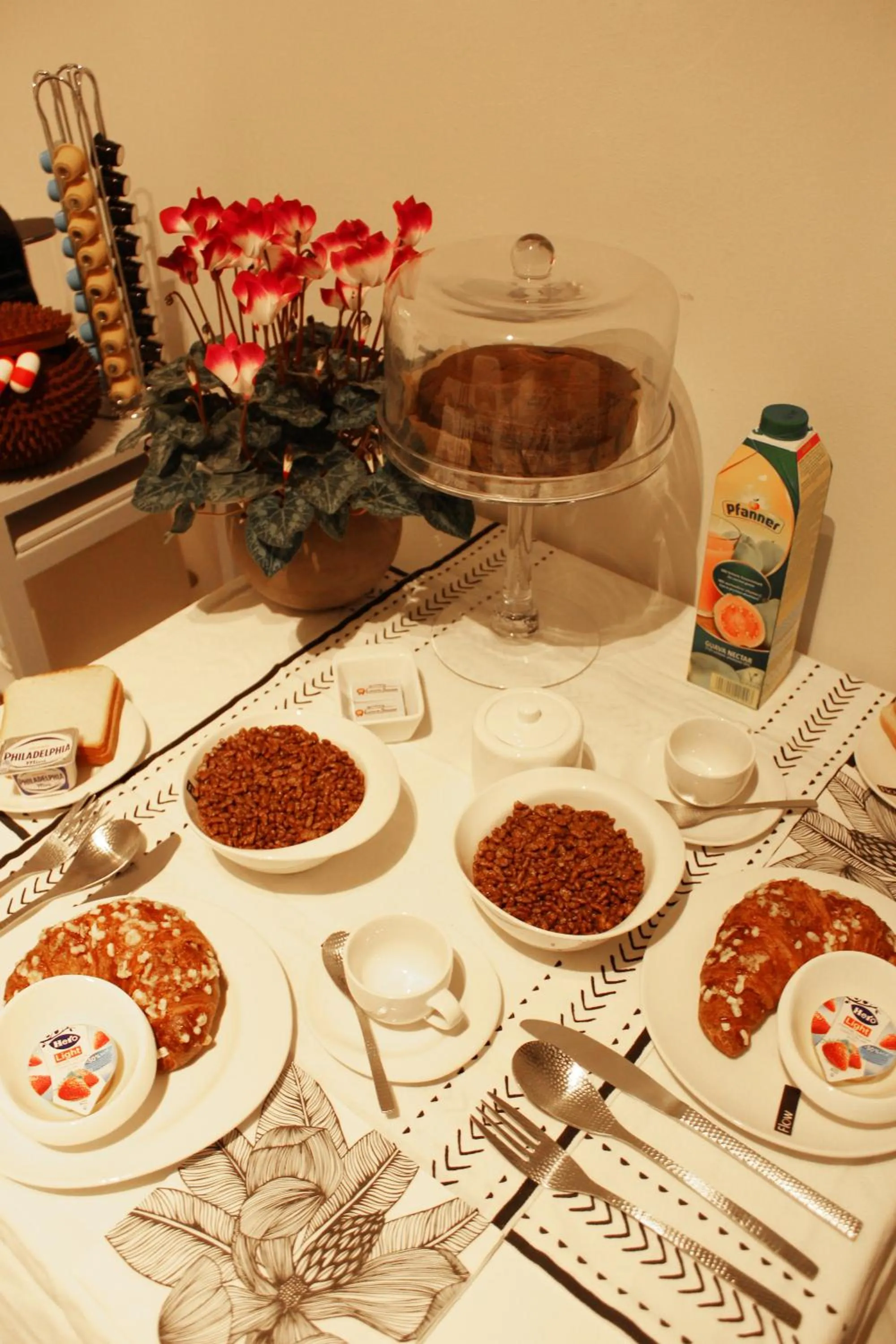 Food and drinks in La Casetta di Alvaro