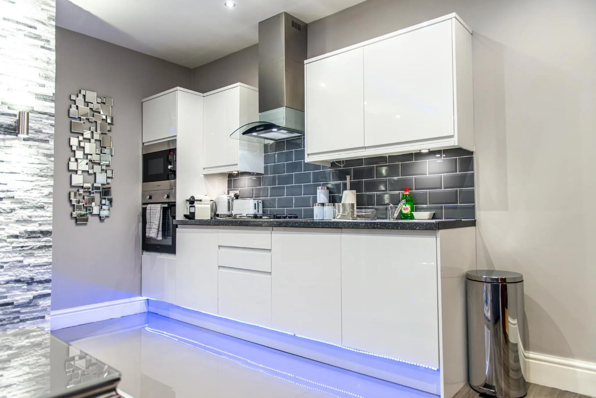 Kitchen or kitchenette in Aphrodite Suites