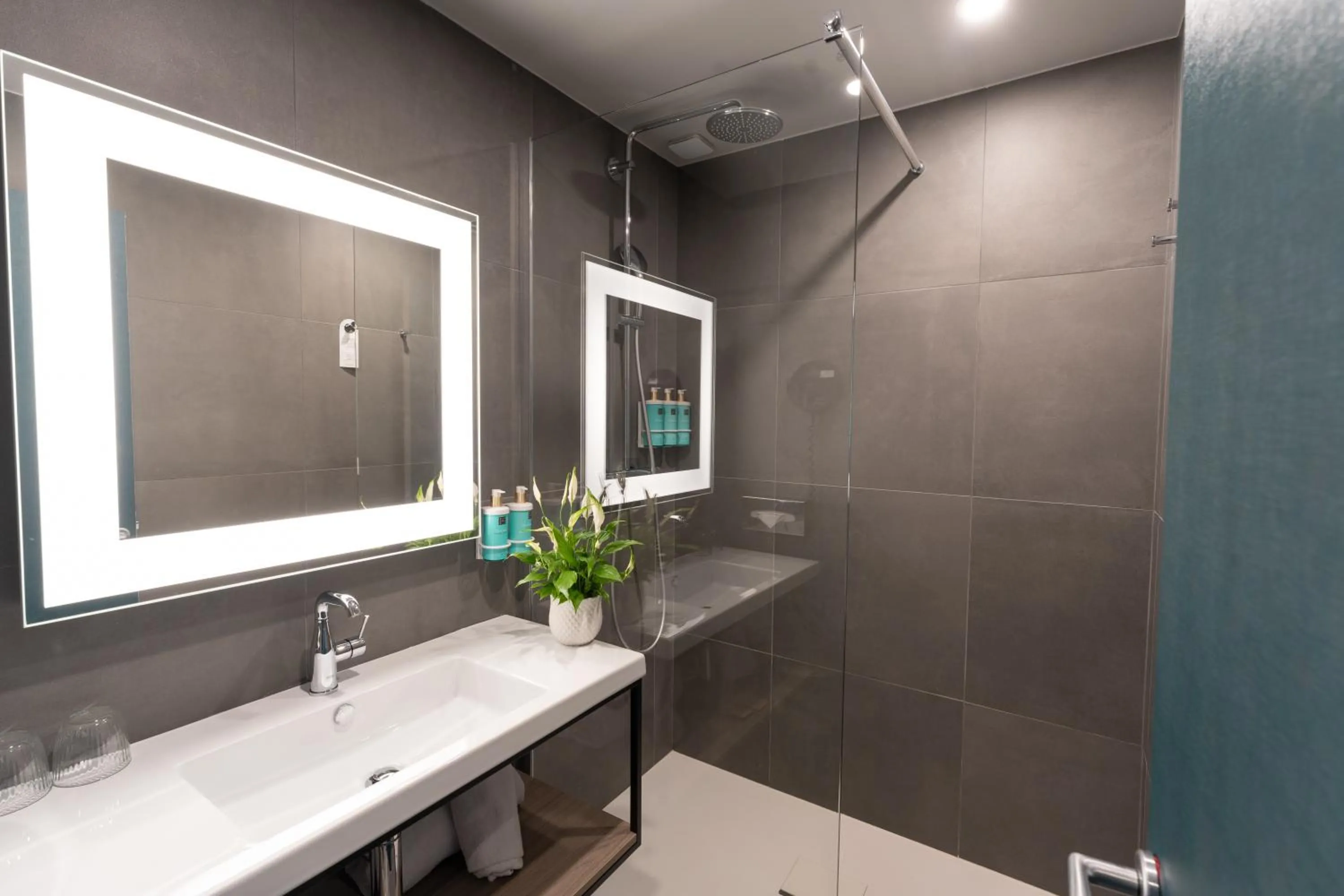 Shower in Novotel Angers Lac de Maine