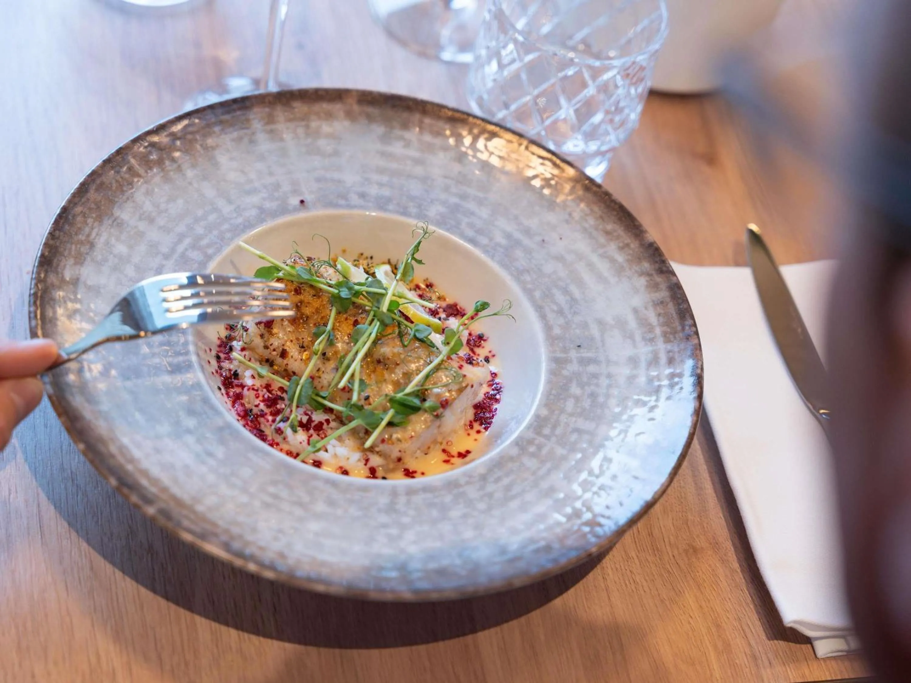 Restaurant/places to eat in Novotel Angers Lac de Maine