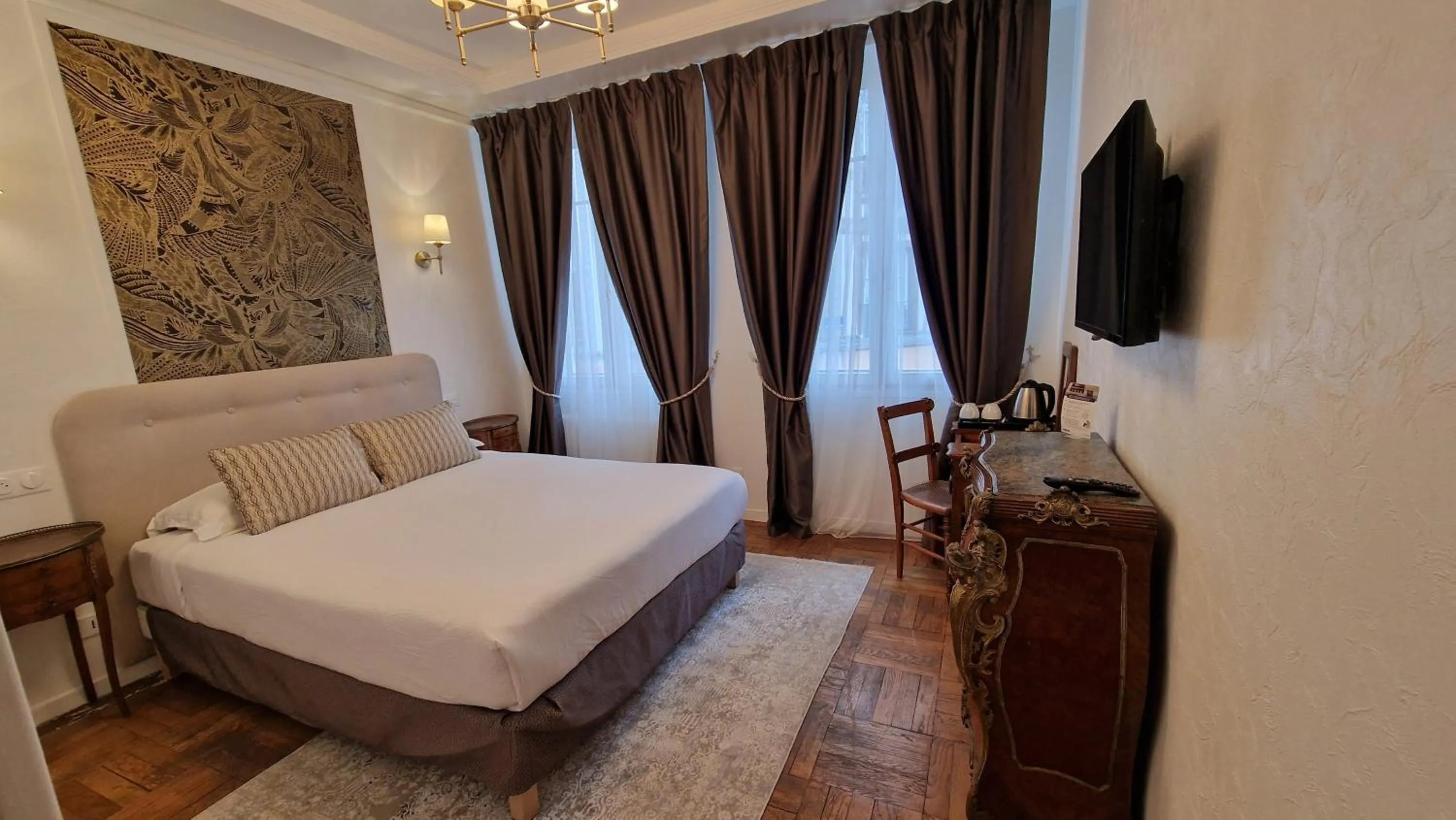 Bedroom, Bed in Hotel Dandy Rouen centre