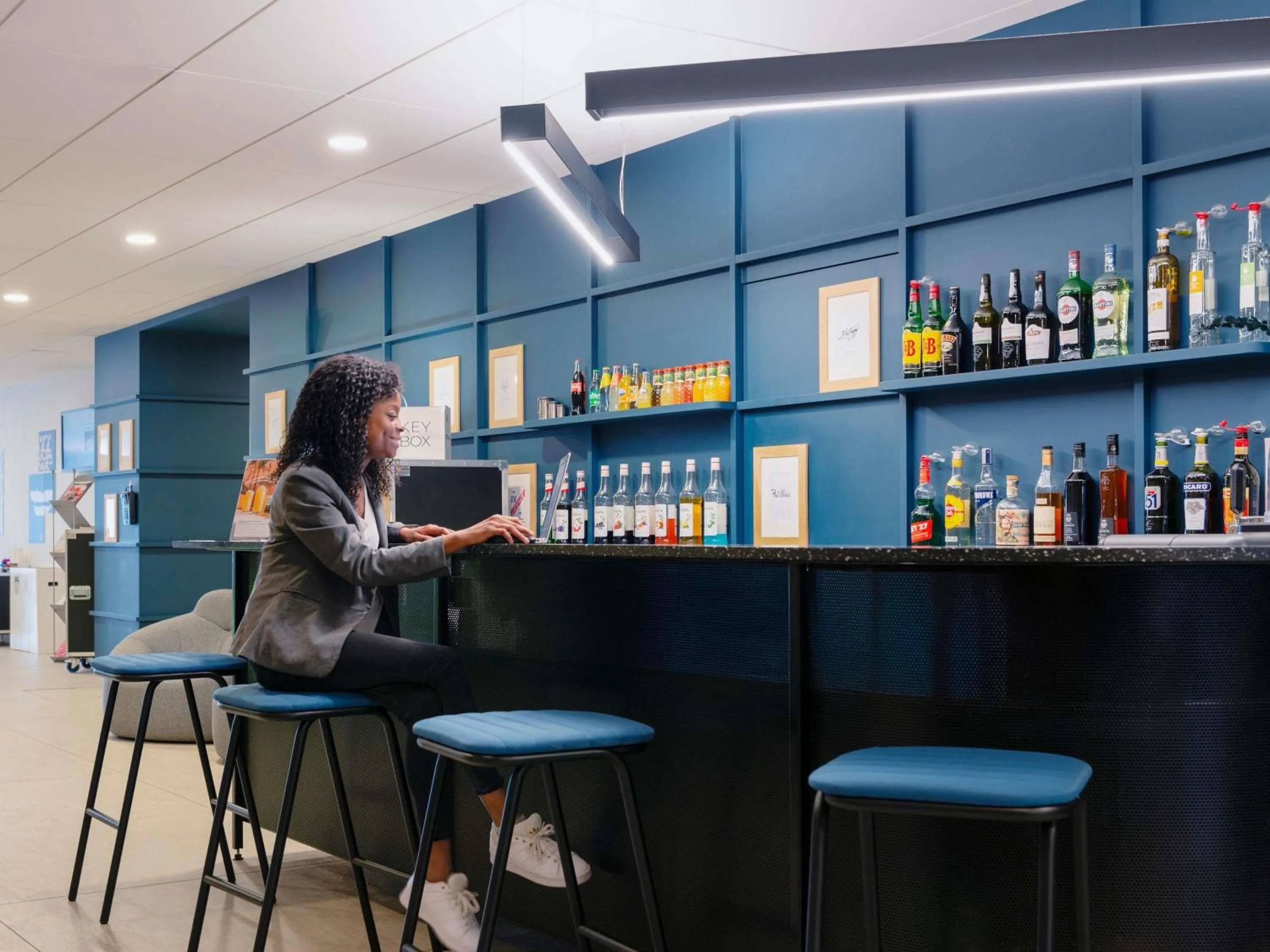 Lounge or bar in ibis Styles Nancy Centre Gare