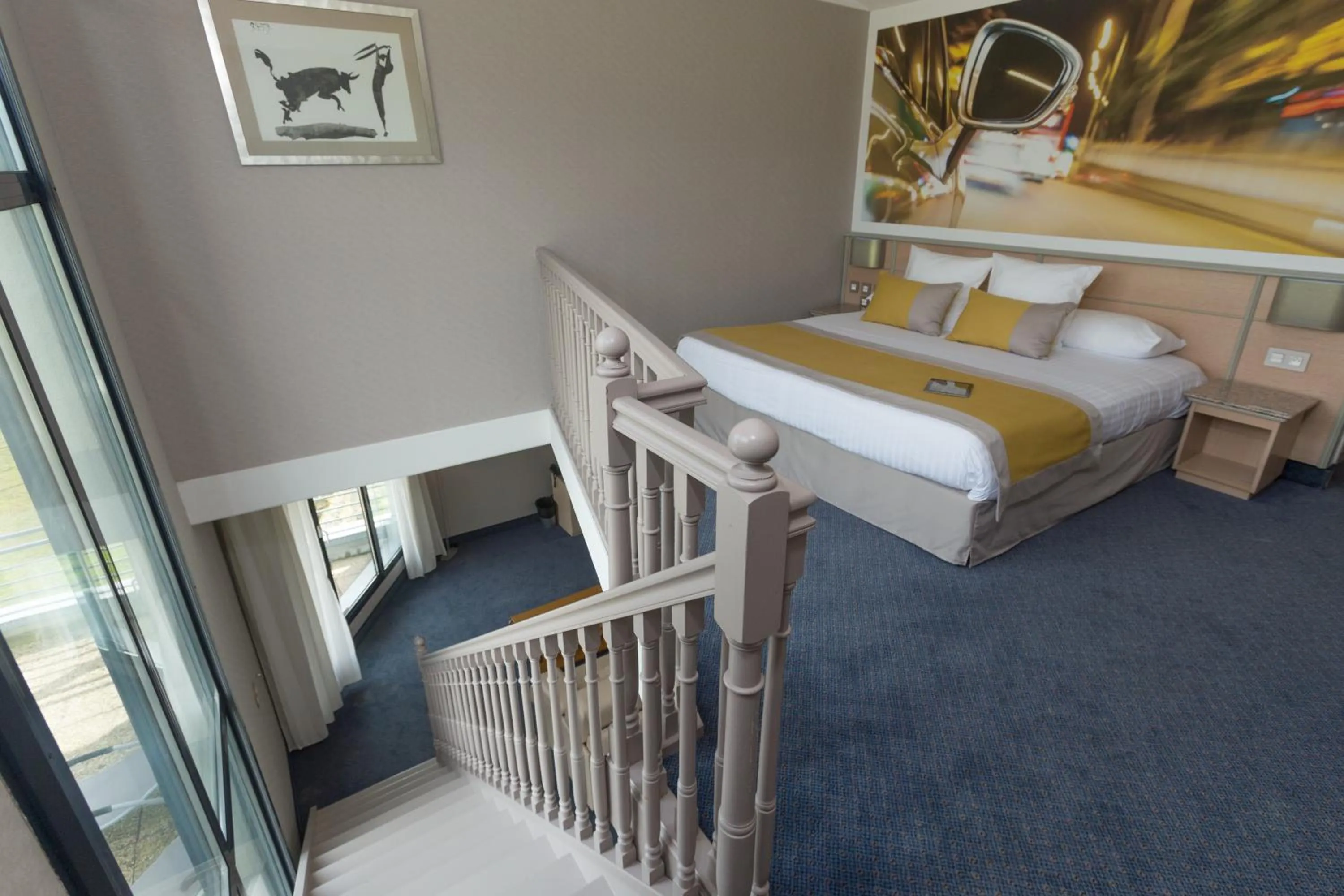 Bed in Hotel Le Paddock