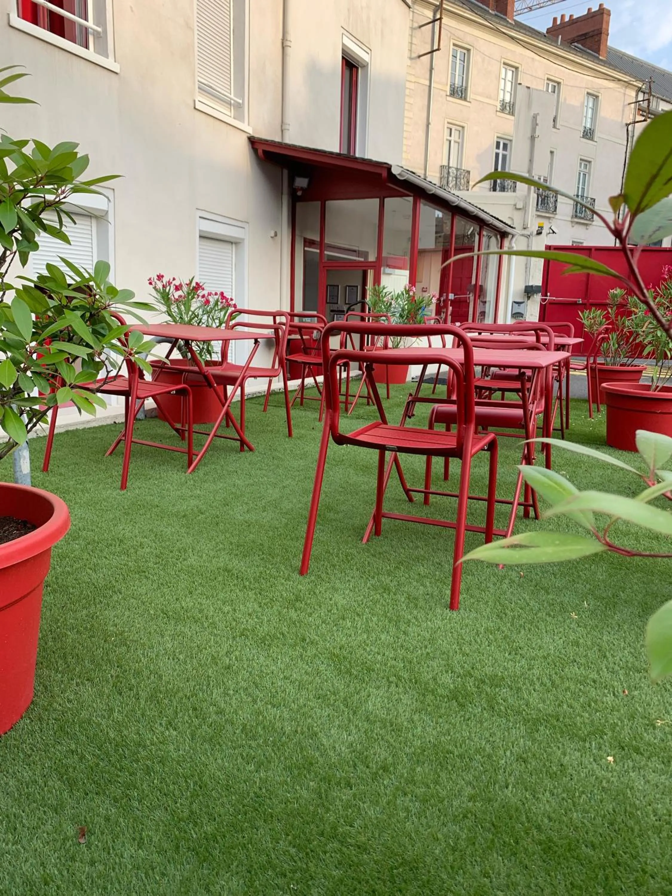 Property building in Logis Hotel Chateaubriand