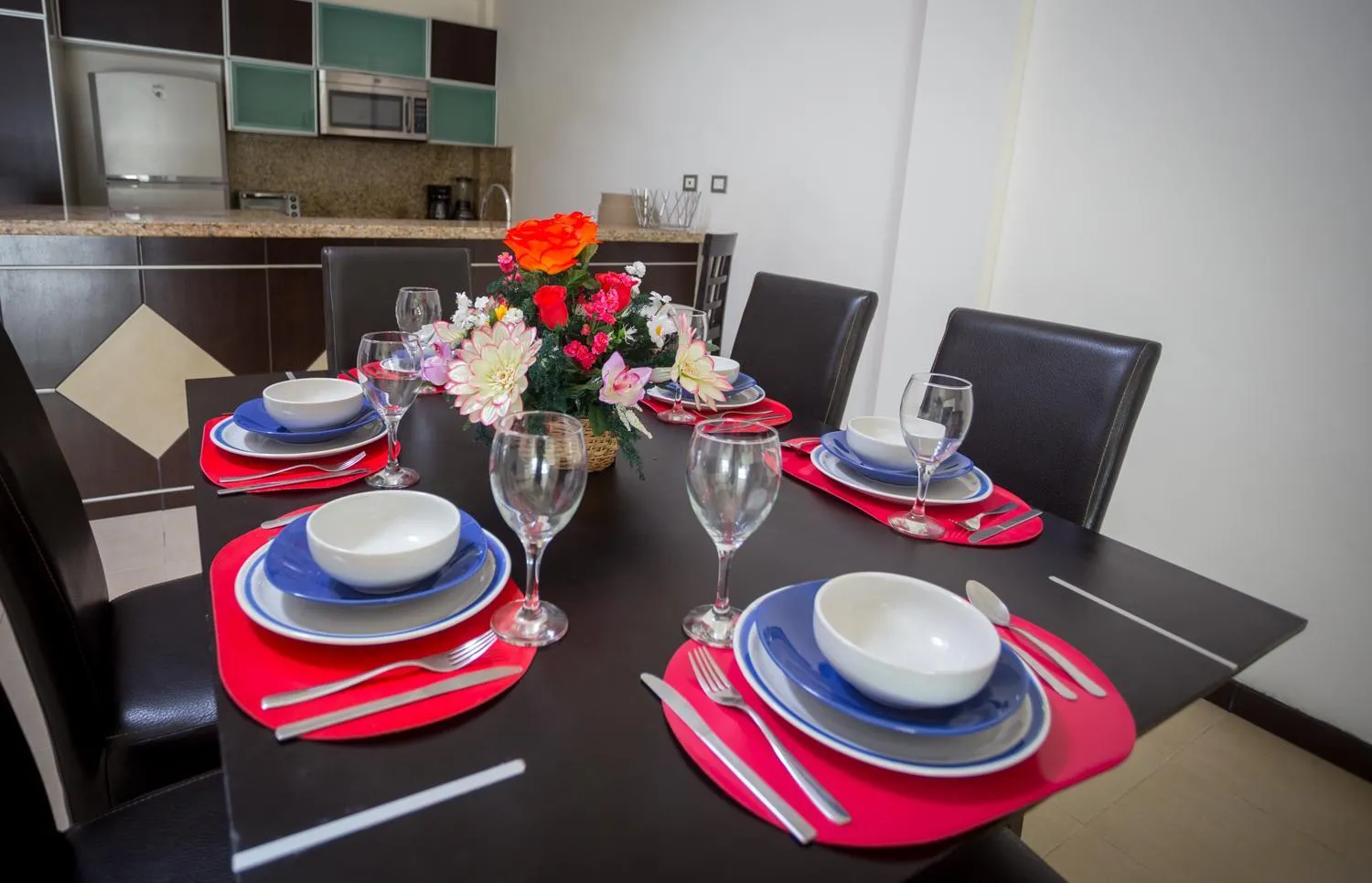 Dining area in San Pedro Hotel, 5ta Avenida