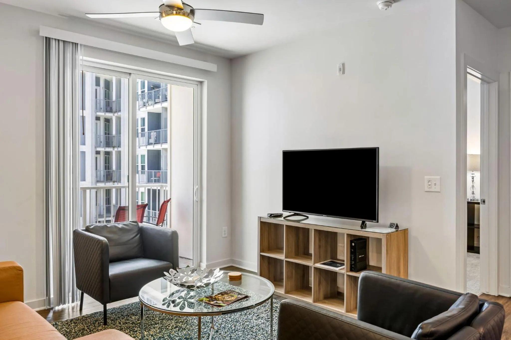 Patio in Spectacular Apartments by BCA Furnished Apartments