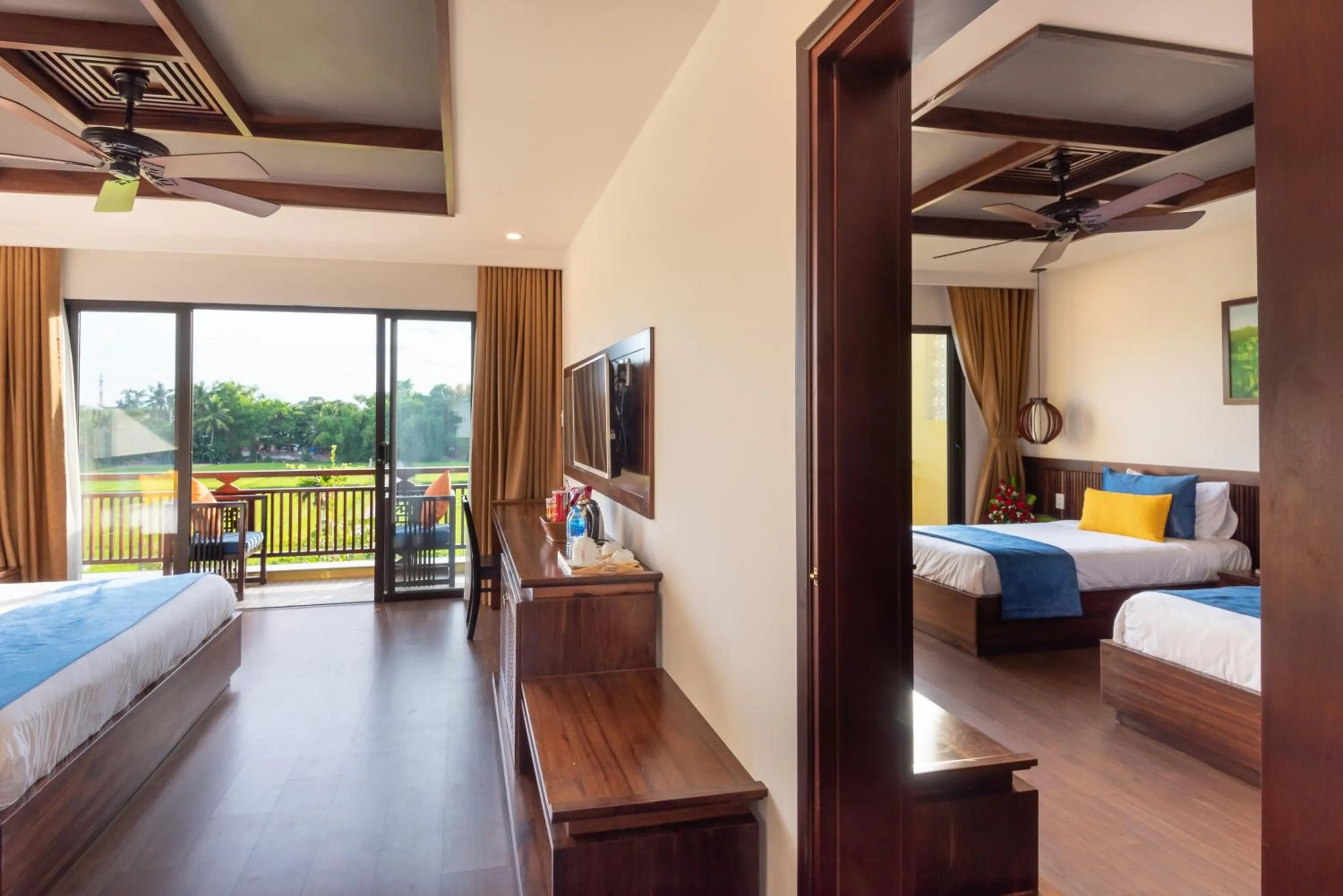 Photo of the whole room, Bed in Eden Hoi An Villas