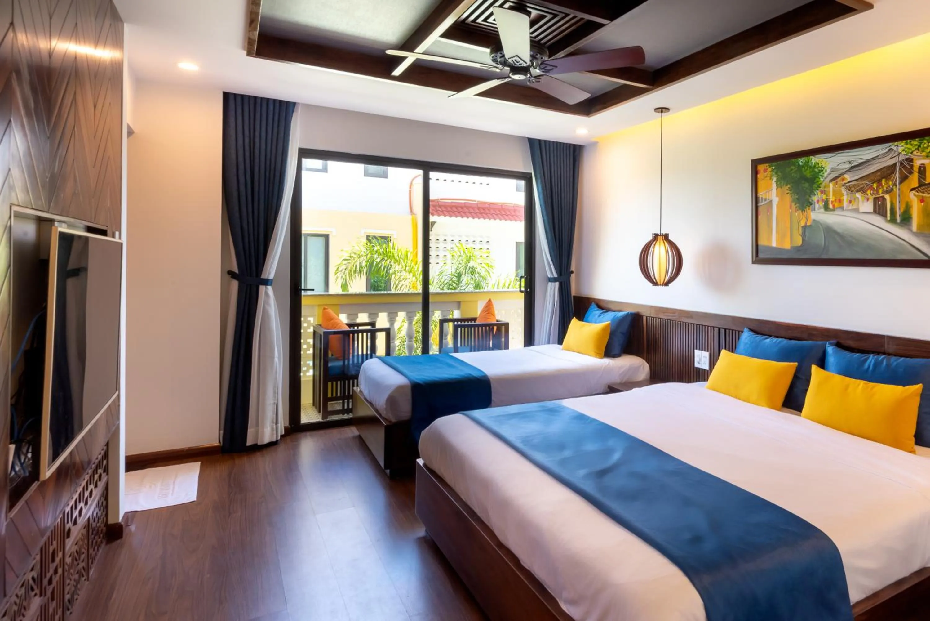 Photo of the whole room, Bed in Eden Hoi An Villas