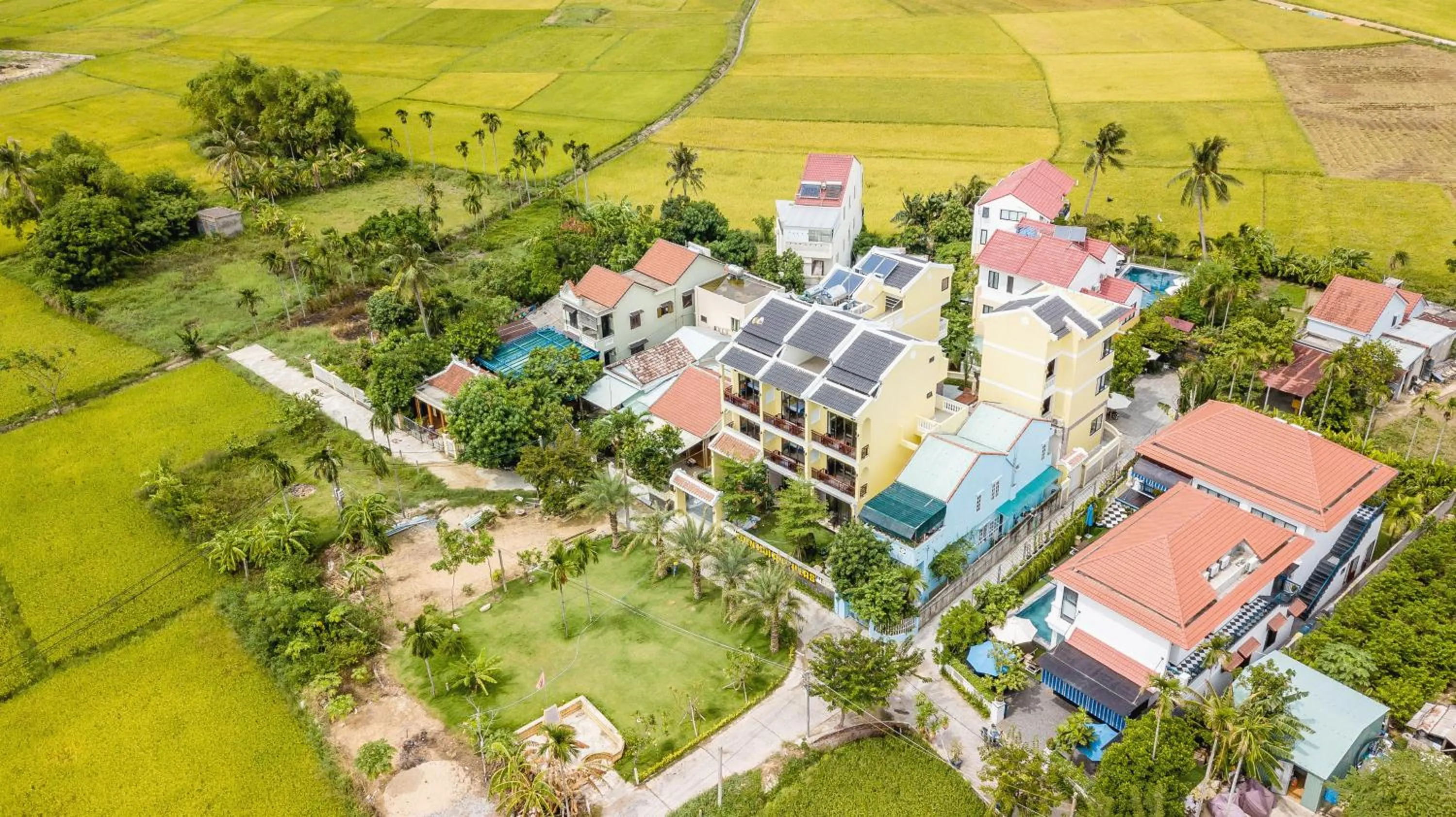 Bird's eye view in Eden Hoi An Villas