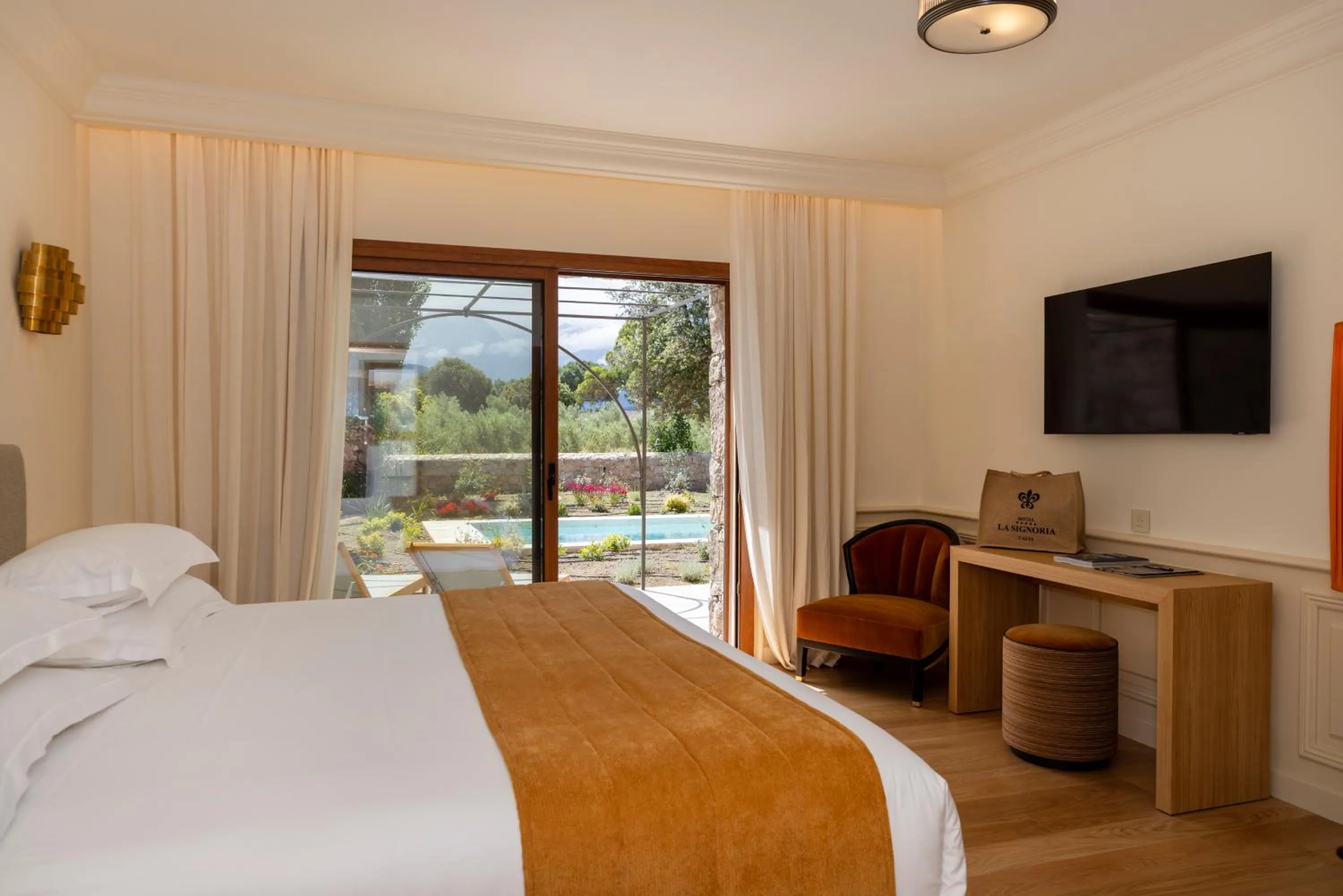 Bed in La Signoria & Spa