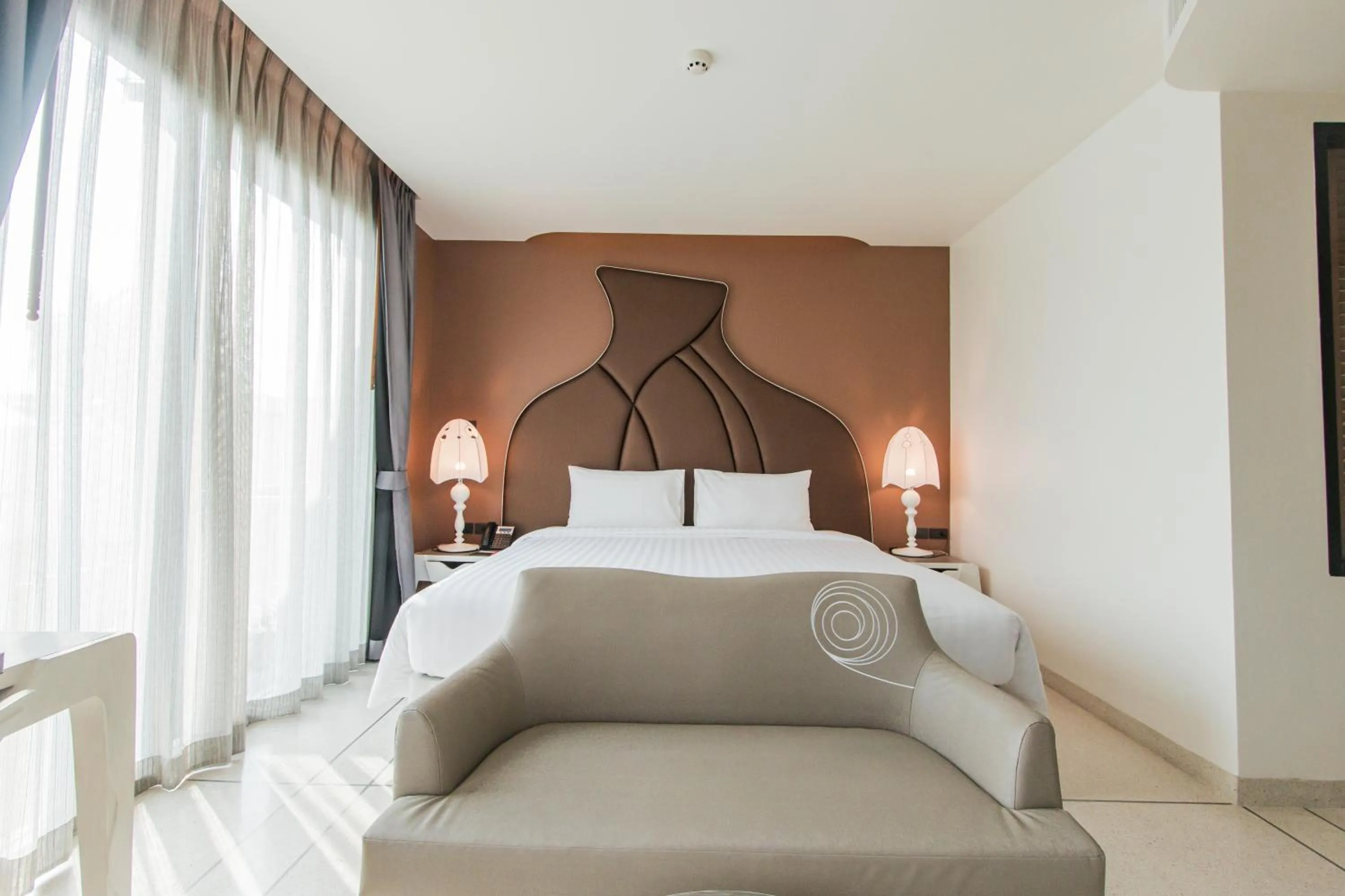 Bed in Rachabhura Hotel