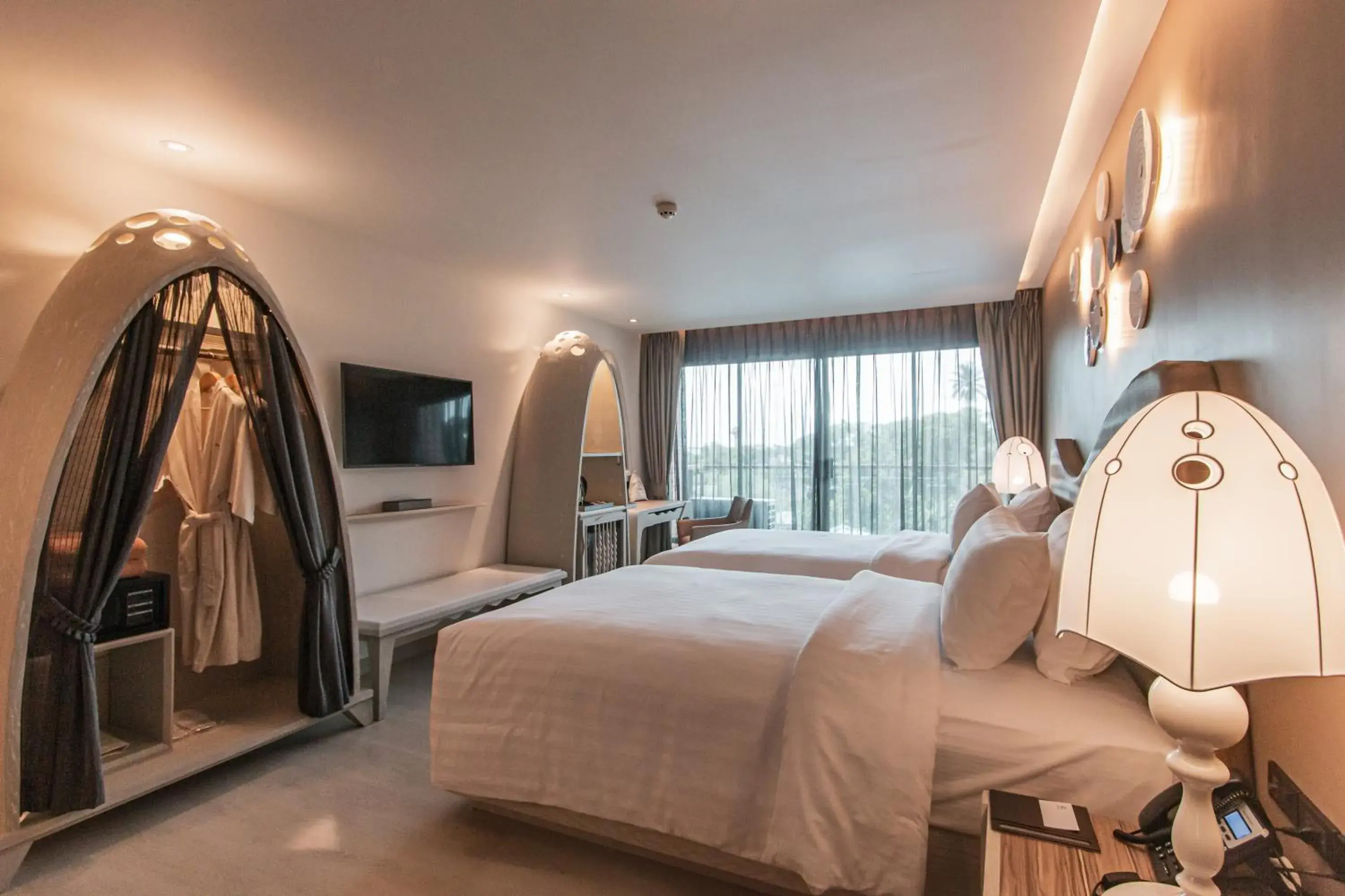 Superior Twin Bed in Rachabhura Hotel Superior Twin Bed in Rachabhura Hotel