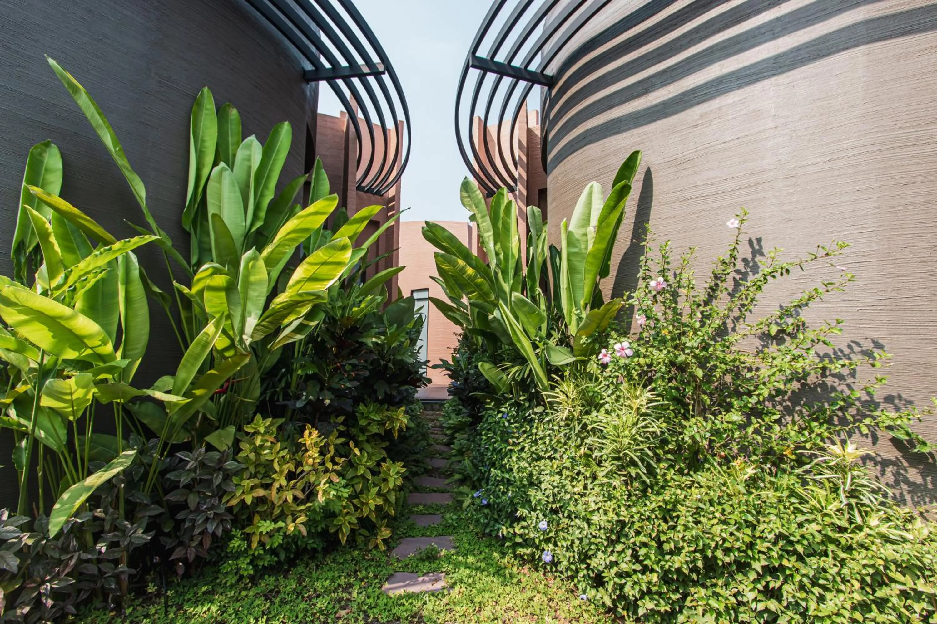 Garden view in Rachabhura Hotel