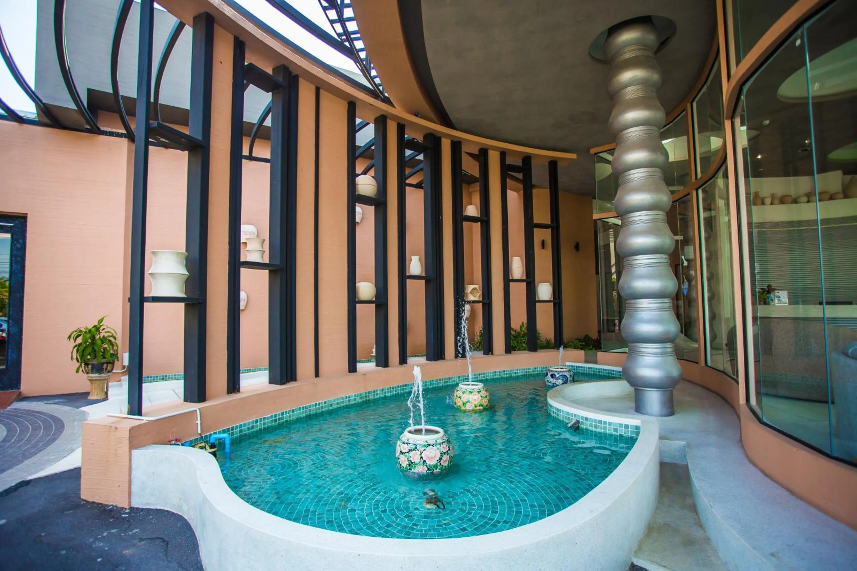 Lobby or reception in Rachabhura Hotel