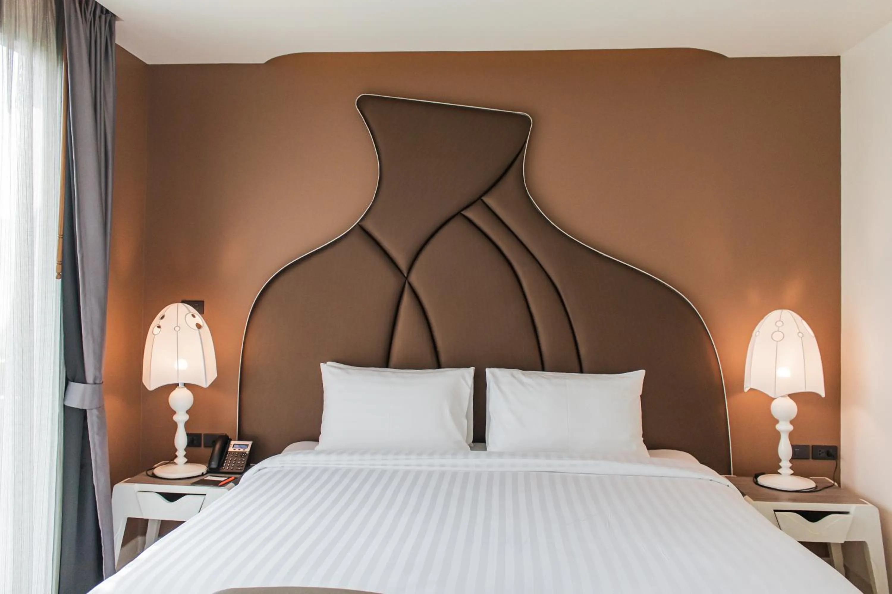 Bedroom, Bed in Rachabhura Hotel