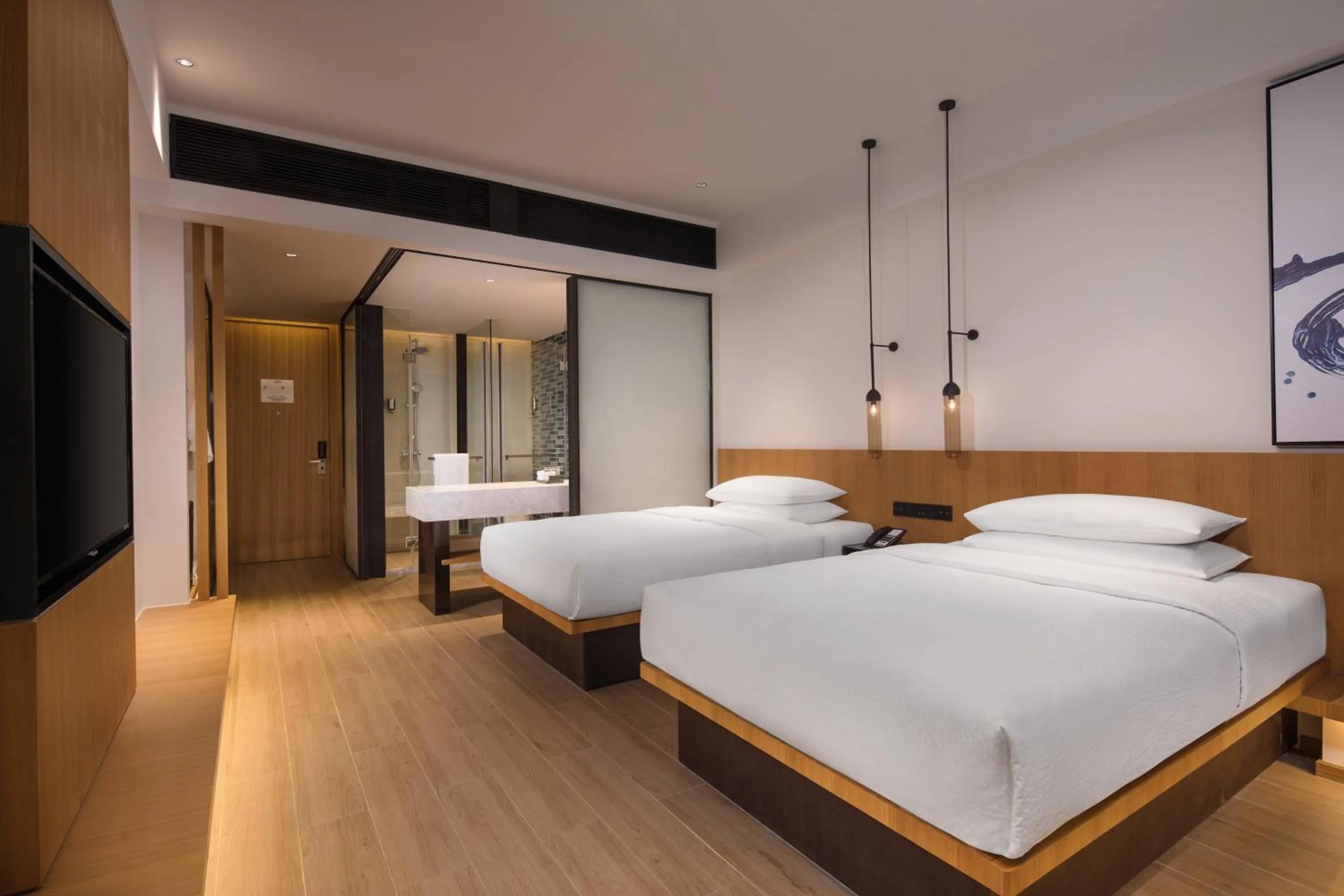 Photo of the whole room, Bed in Fairfield by Marriott Jingdezhen