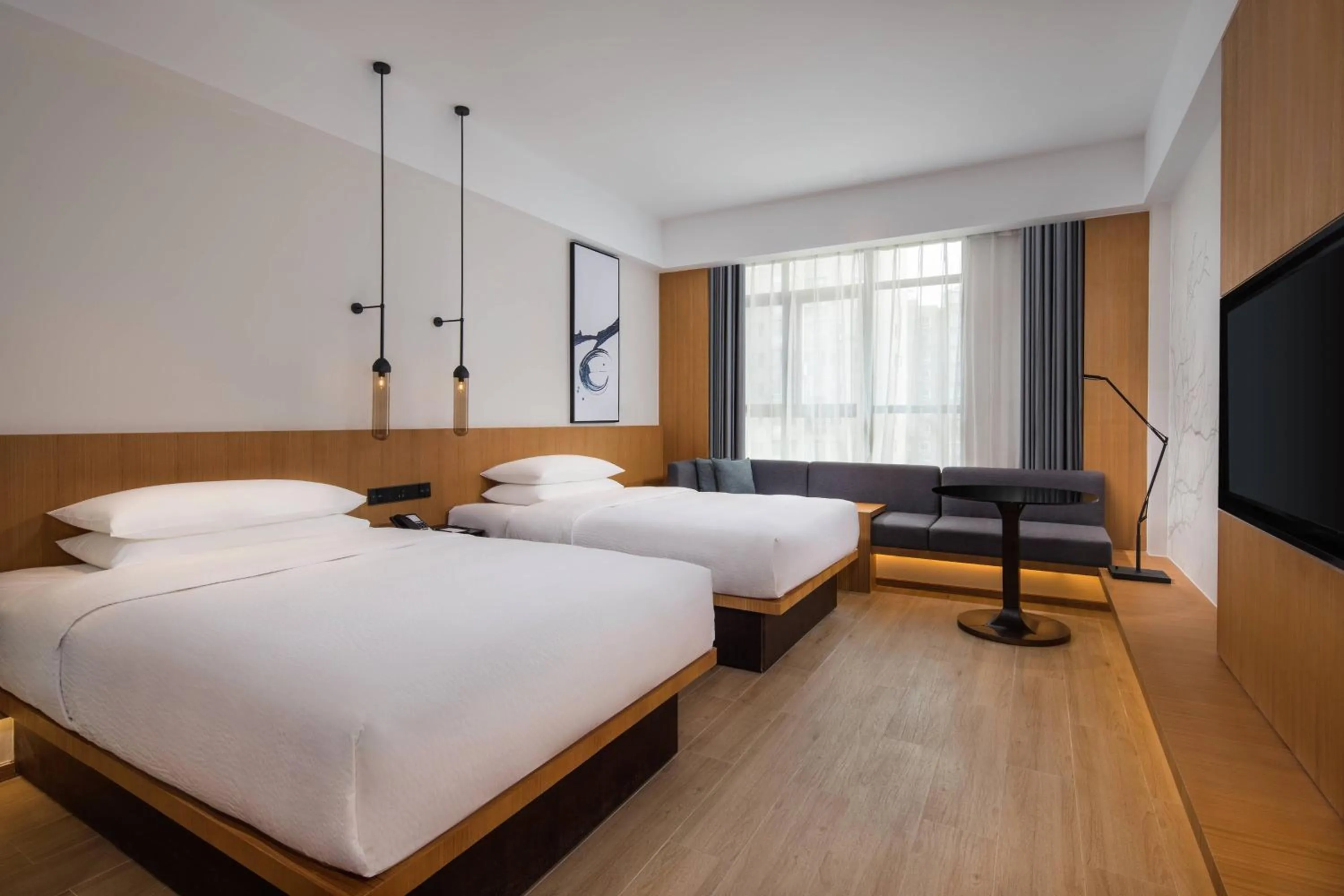 Photo of the whole room, Bed in Fairfield by Marriott Jingdezhen