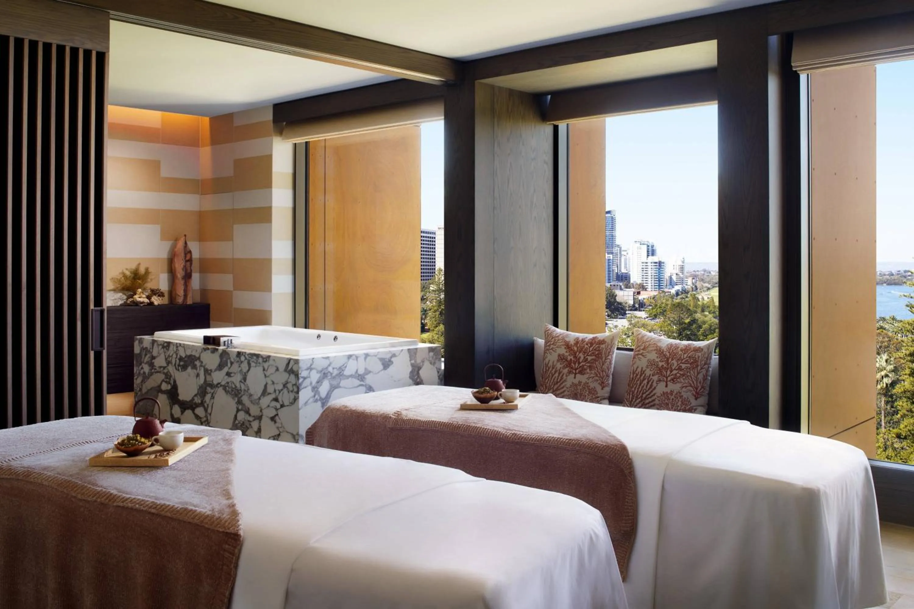 Spa and wellness centre/facilities, Bed in The Ritz-Carlton, Perth