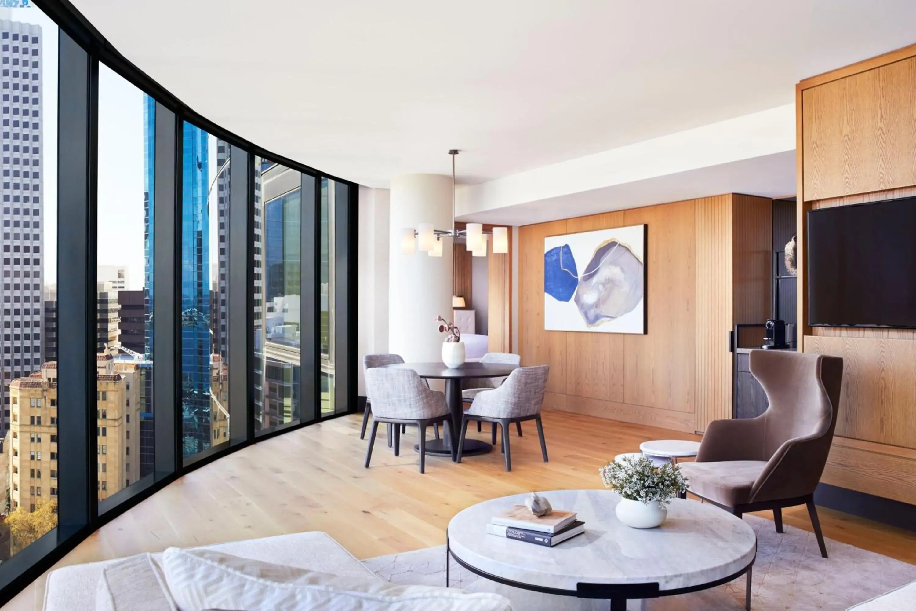 Elizabeth Quay, 1 Bedroom Suite, 1 King, River view in The Ritz-Carlton, Perth Elizabeth Quay, 1 Bedroom Suite, 1 King, River view in The Ritz-Carlton, Perth