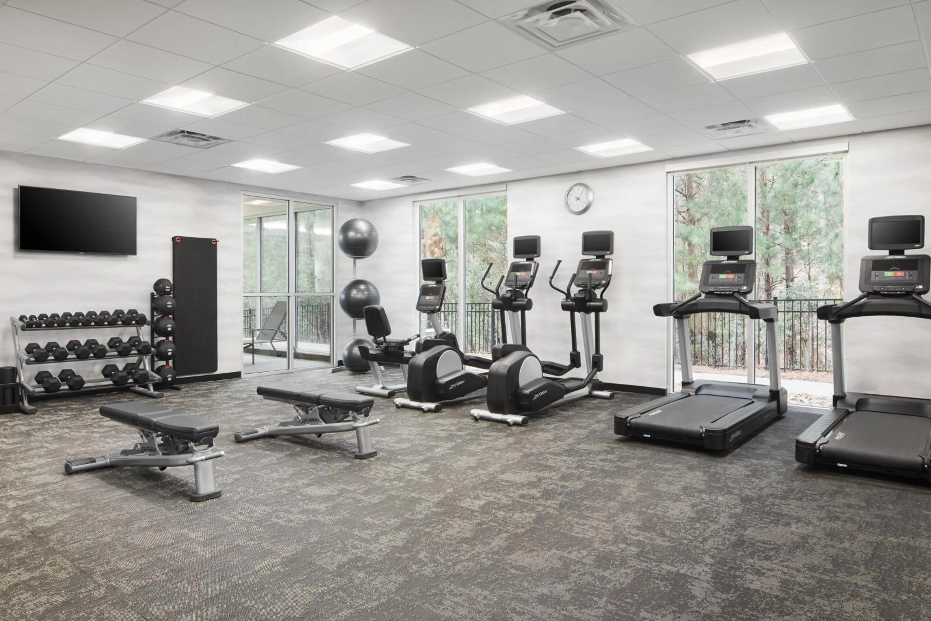 Fitness centre/facilities in Fairfield Inn & Suites by Marriott Raleigh Wake Forest