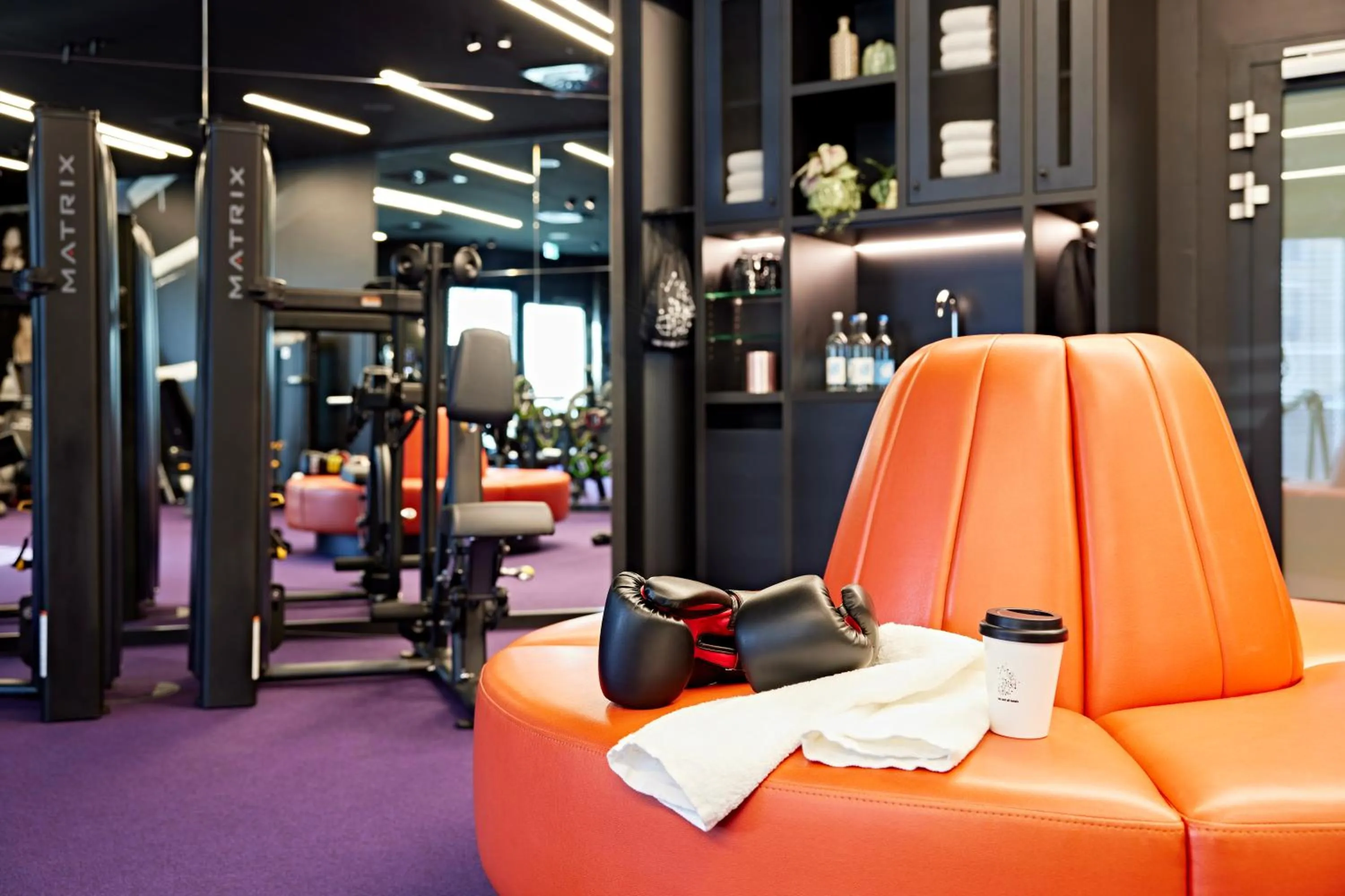 Fitness centre/facilities in Me and All Hotel Dusseldorf Oberkassel, by Hyatt
