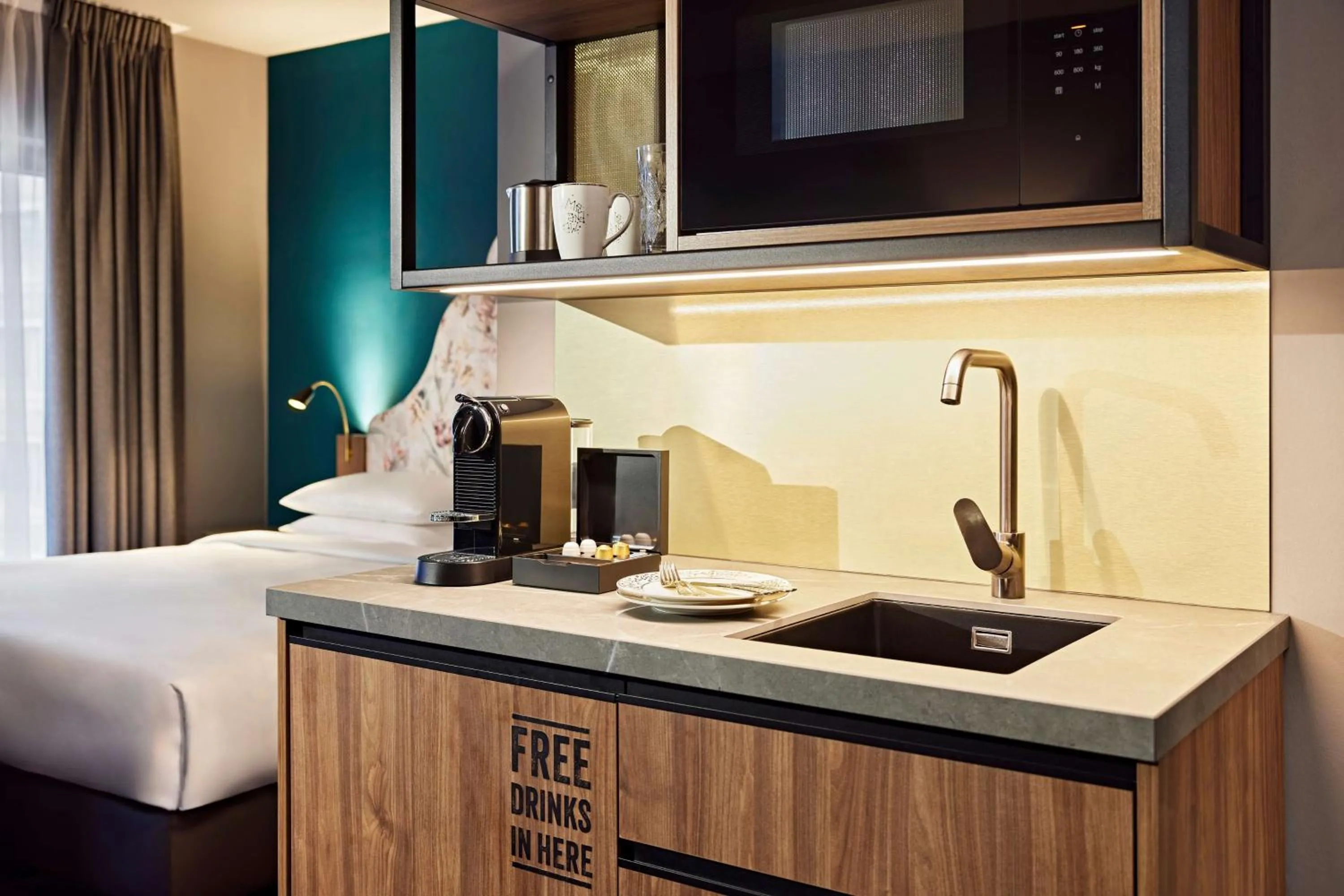 Bedroom, Bed in Me and All Hotel Dusseldorf Oberkassel, by Hyatt