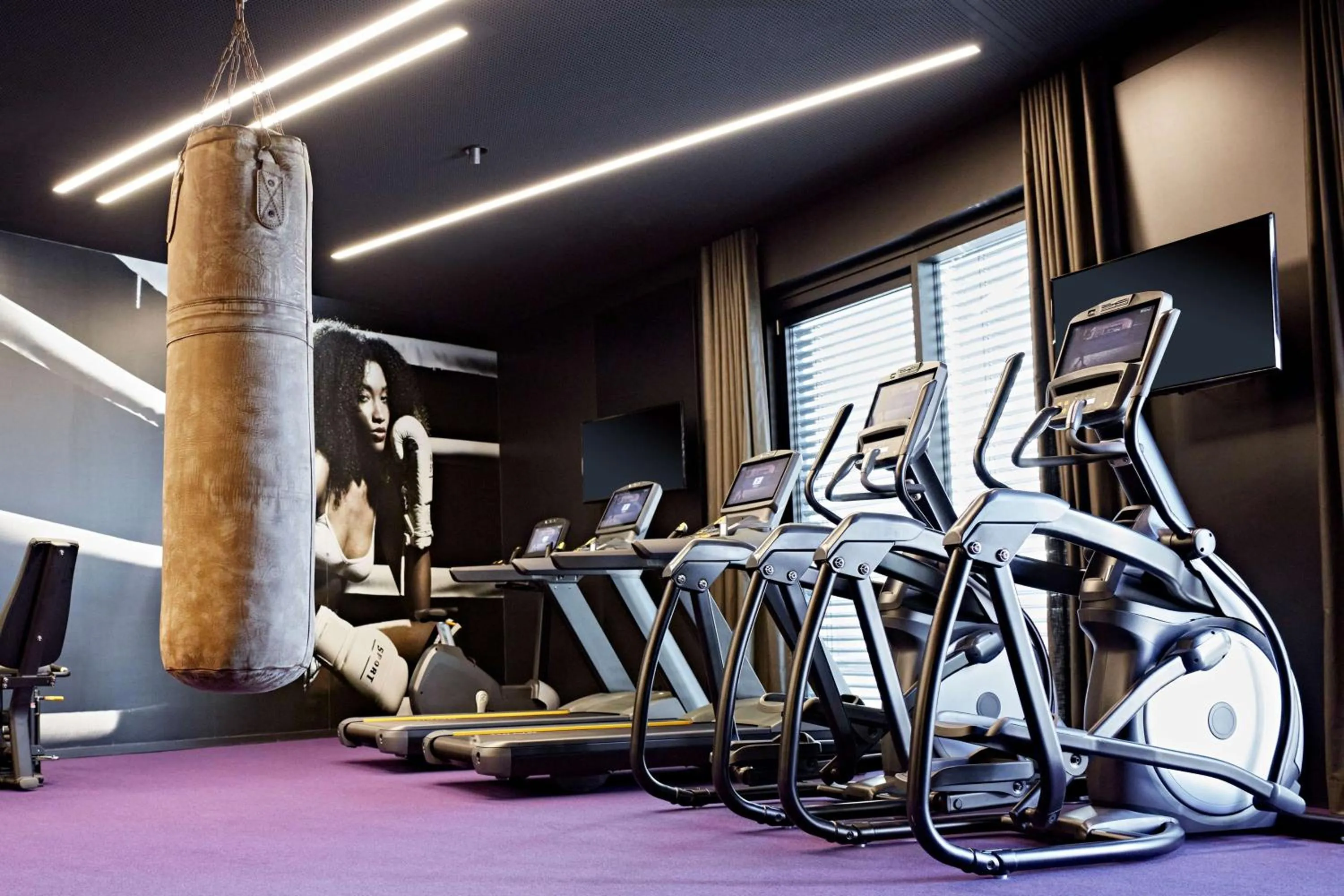 Fitness centre/facilities in Me and All Hotel Dusseldorf Oberkassel, by Hyatt