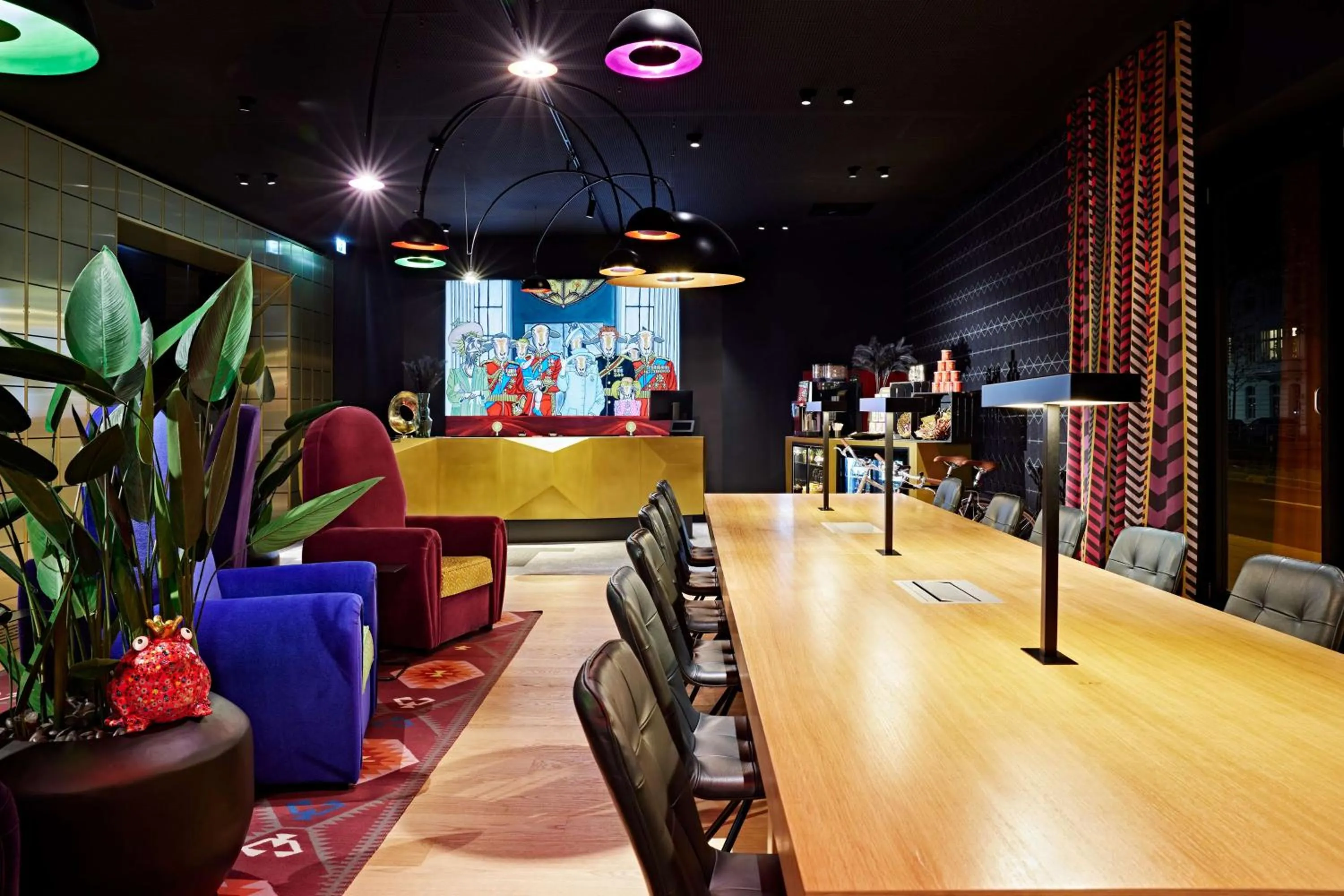 Lobby or reception in Me and All Hotel Dusseldorf Oberkassel, by Hyatt