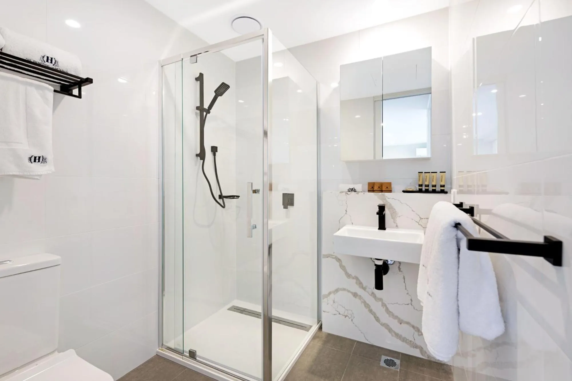 Bathroom in The Hamptons Apartments - St Kilda