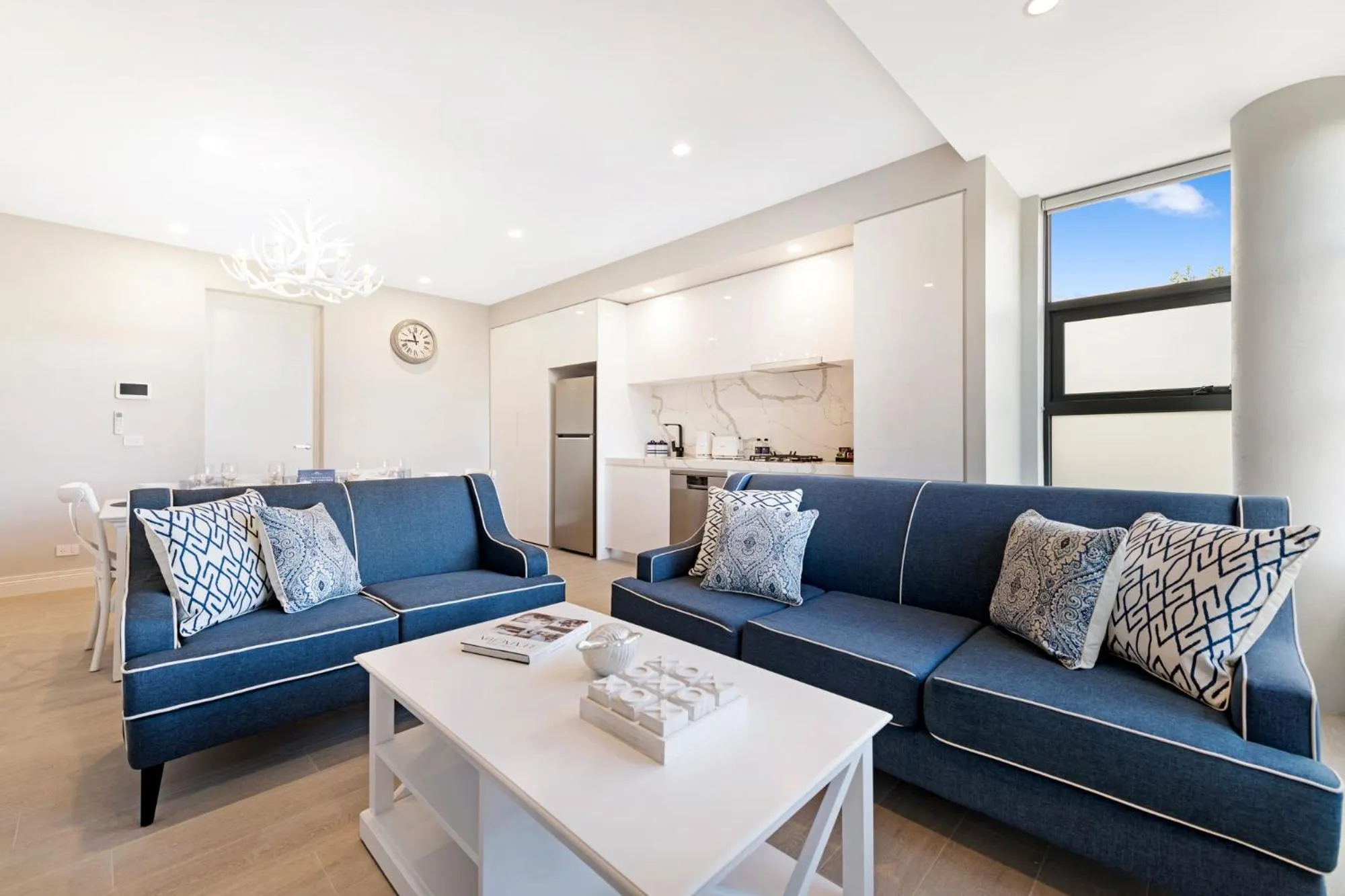 Living room in The Hamptons Apartments - St Kilda