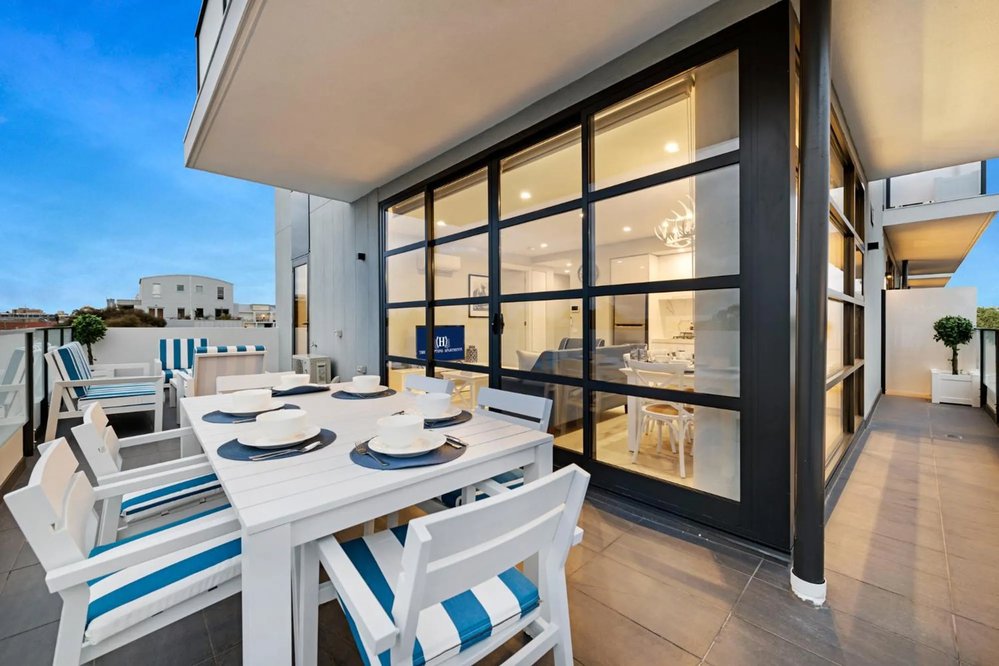 Balcony/Terrace in The Hamptons Apartments - St Kilda