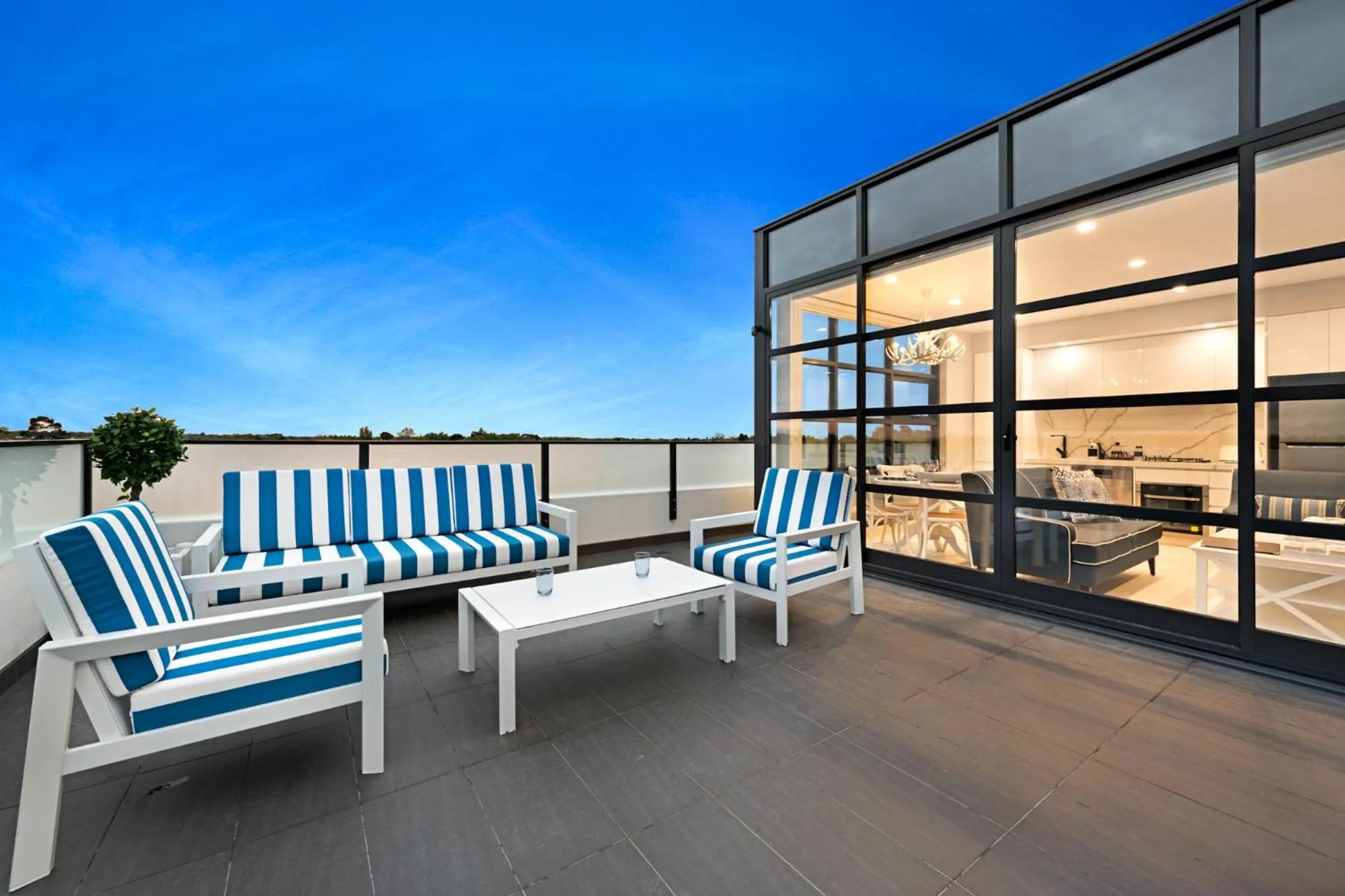Balcony/Terrace in The Hamptons Apartments - St Kilda