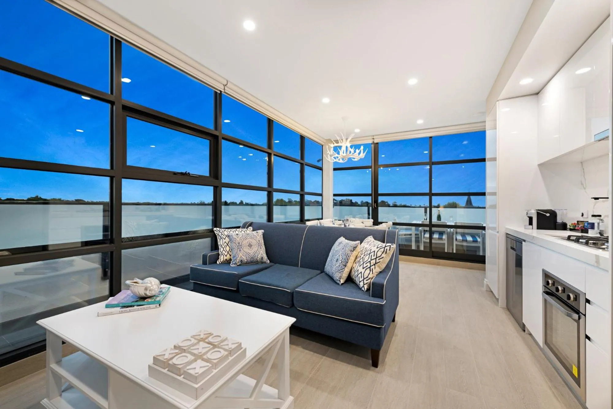 Living room in The Hamptons Apartments - St Kilda