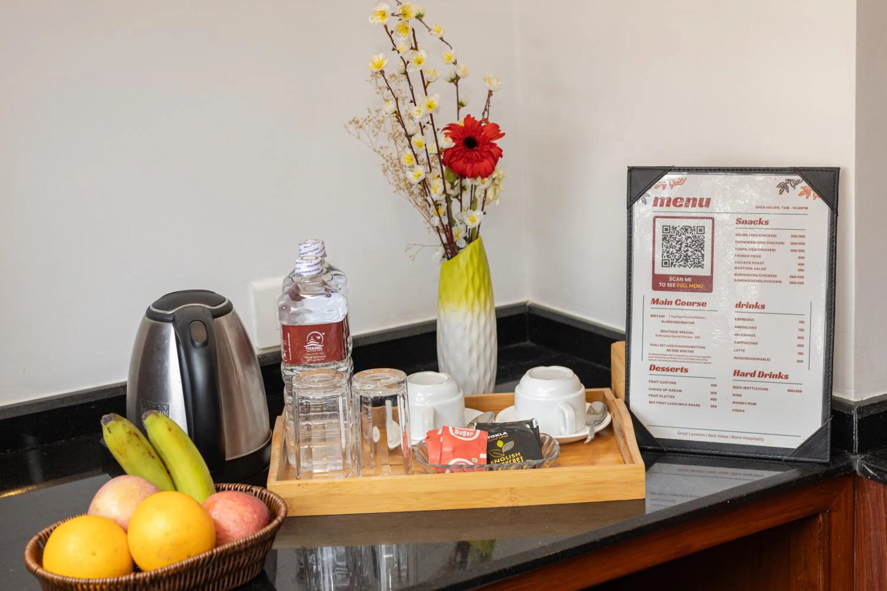 Coffee/tea facilities in Thamel Boutique Hotel