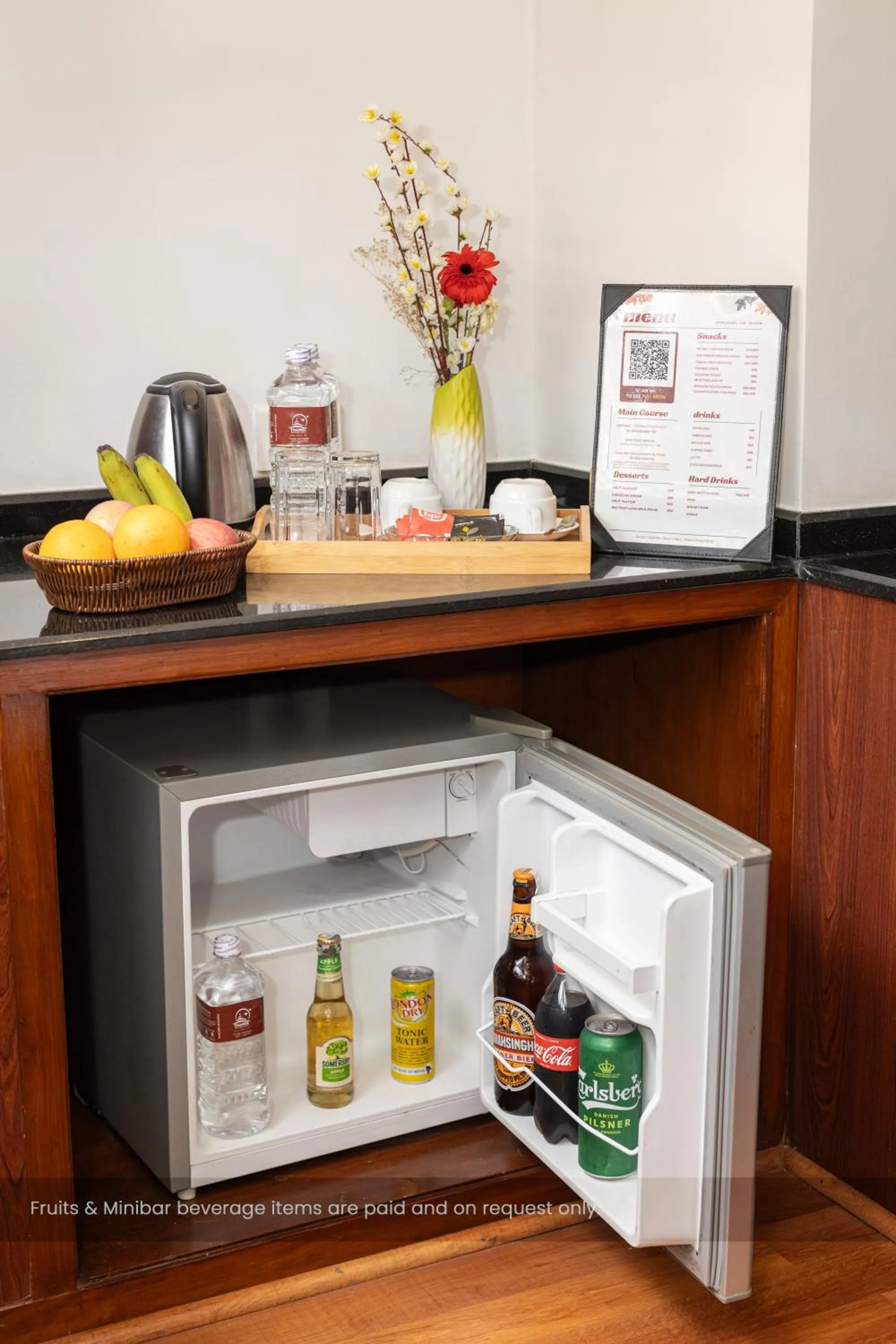 minibar in Thamel Boutique Hotel
