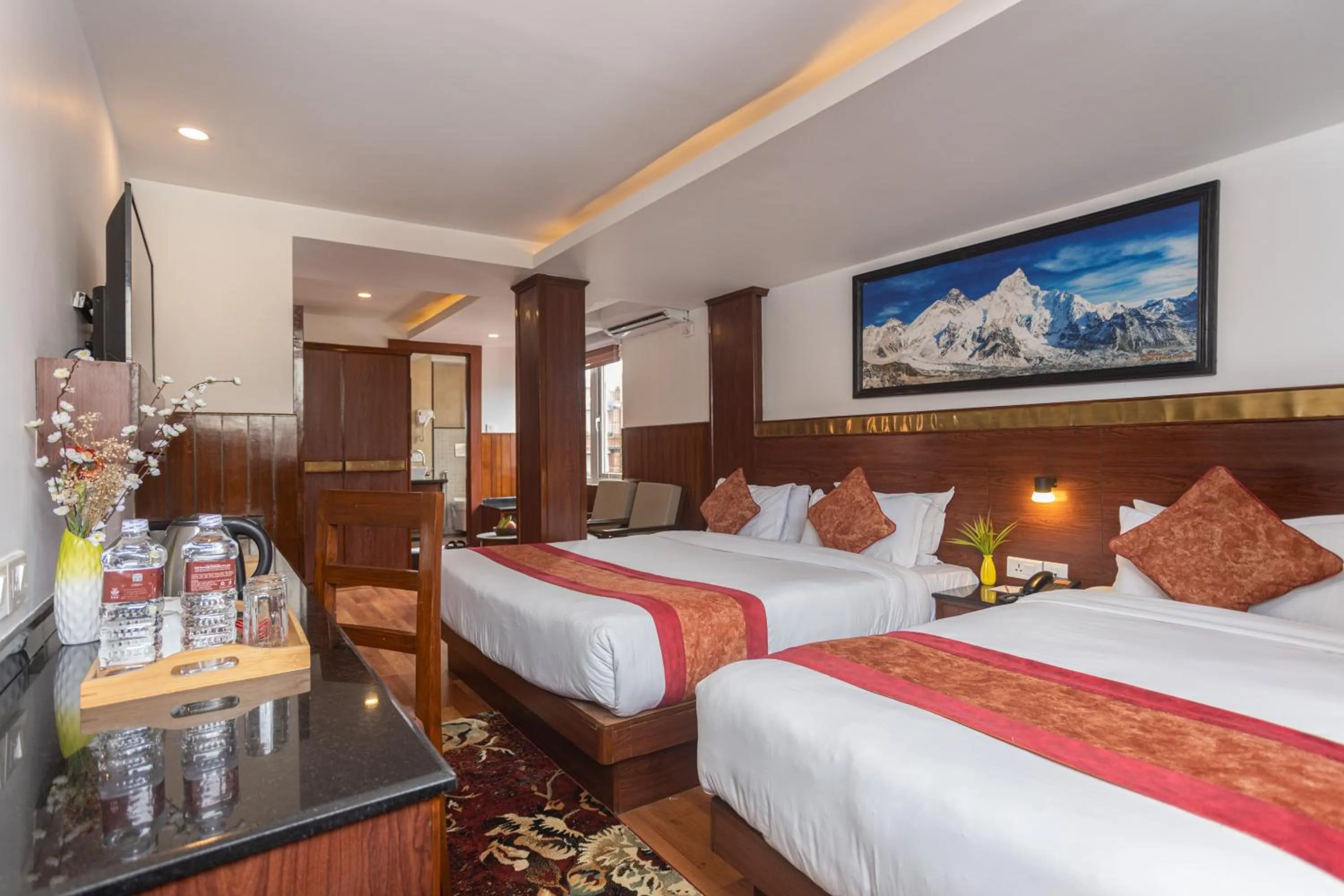 Bed in Thamel Boutique Hotel