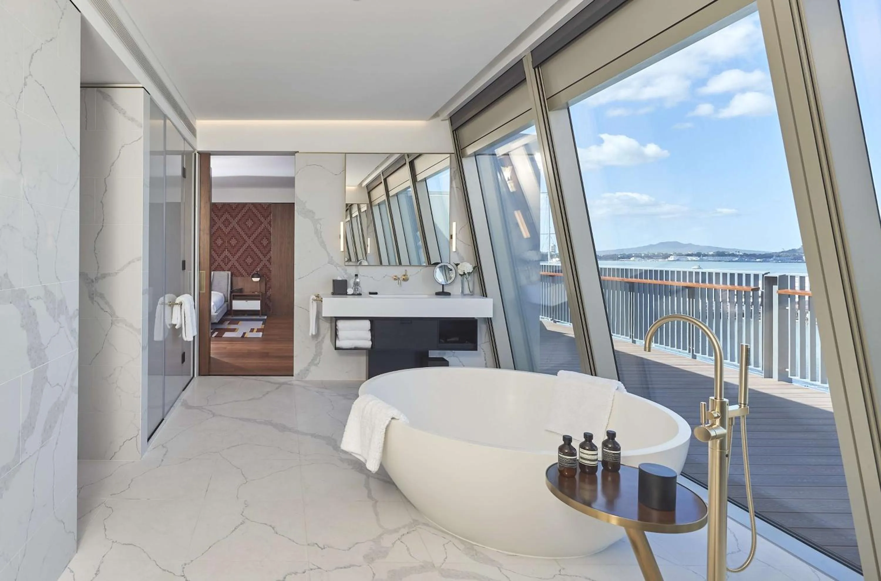 Bathroom in Park Hyatt Auckland