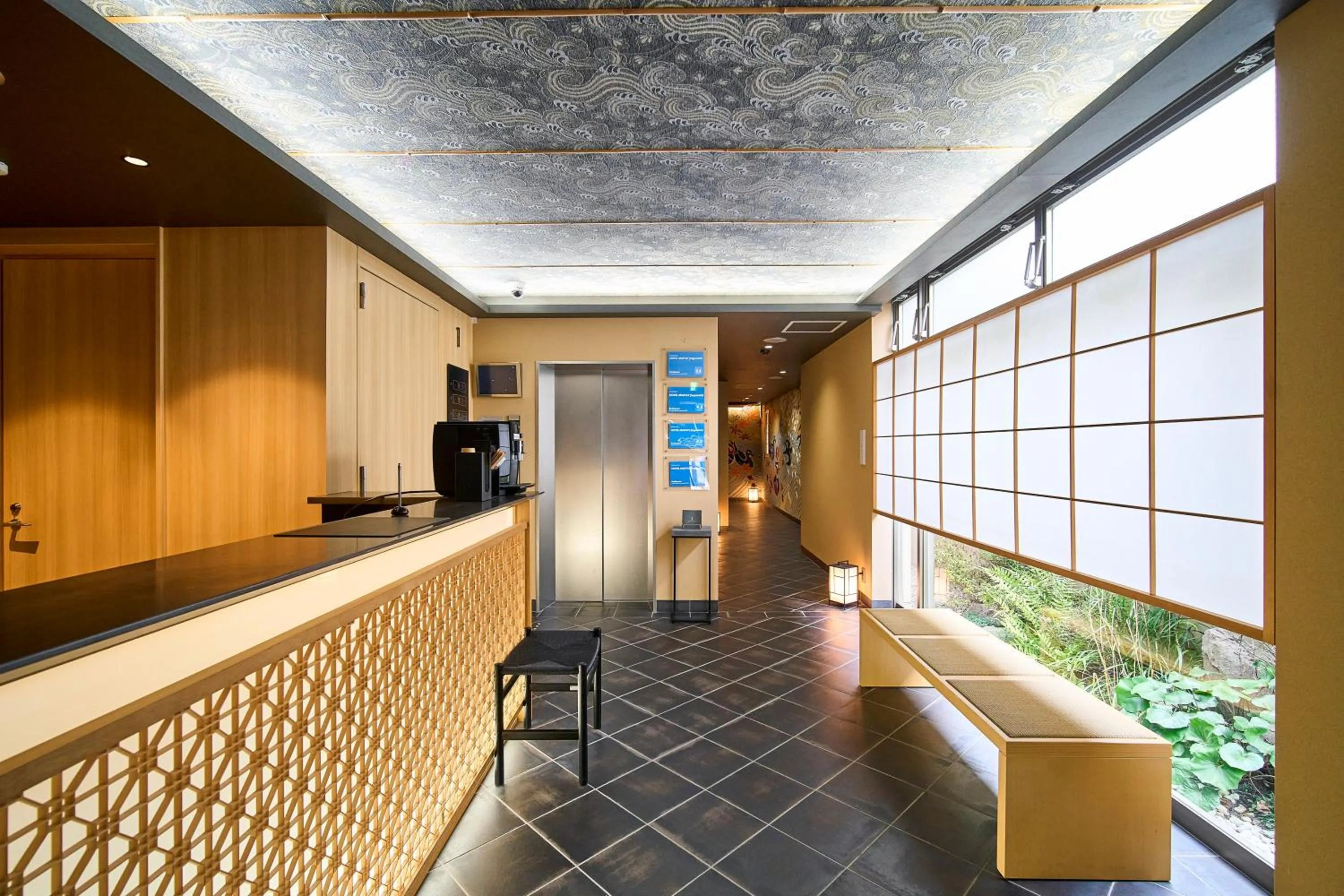 Seating area in HOTEL MASTAY jingumichi