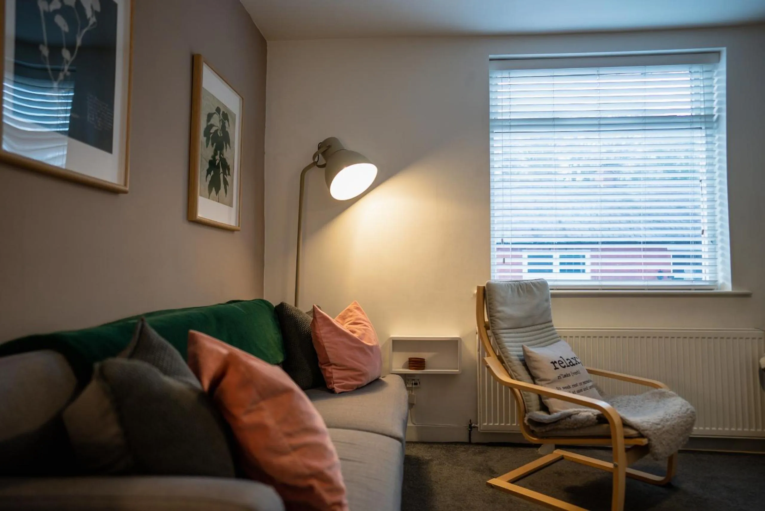 Living room in Town Street Apartment